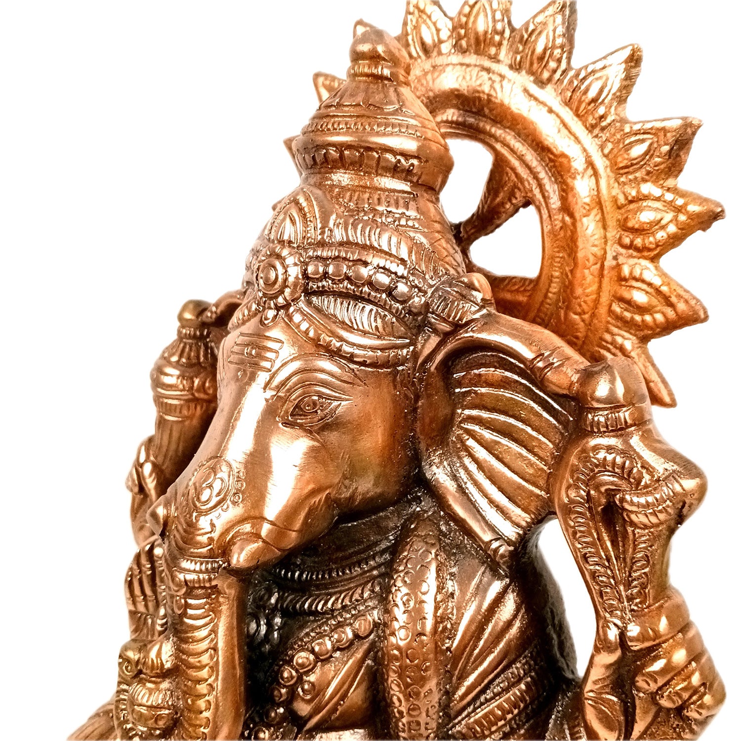 Ganesh Idol | Lord Ganesha Statue Murti | Religious & Spiritual Art - For Puja, Home & Entrance Living Room Decor & Gift - 18 Inch - Apkamart