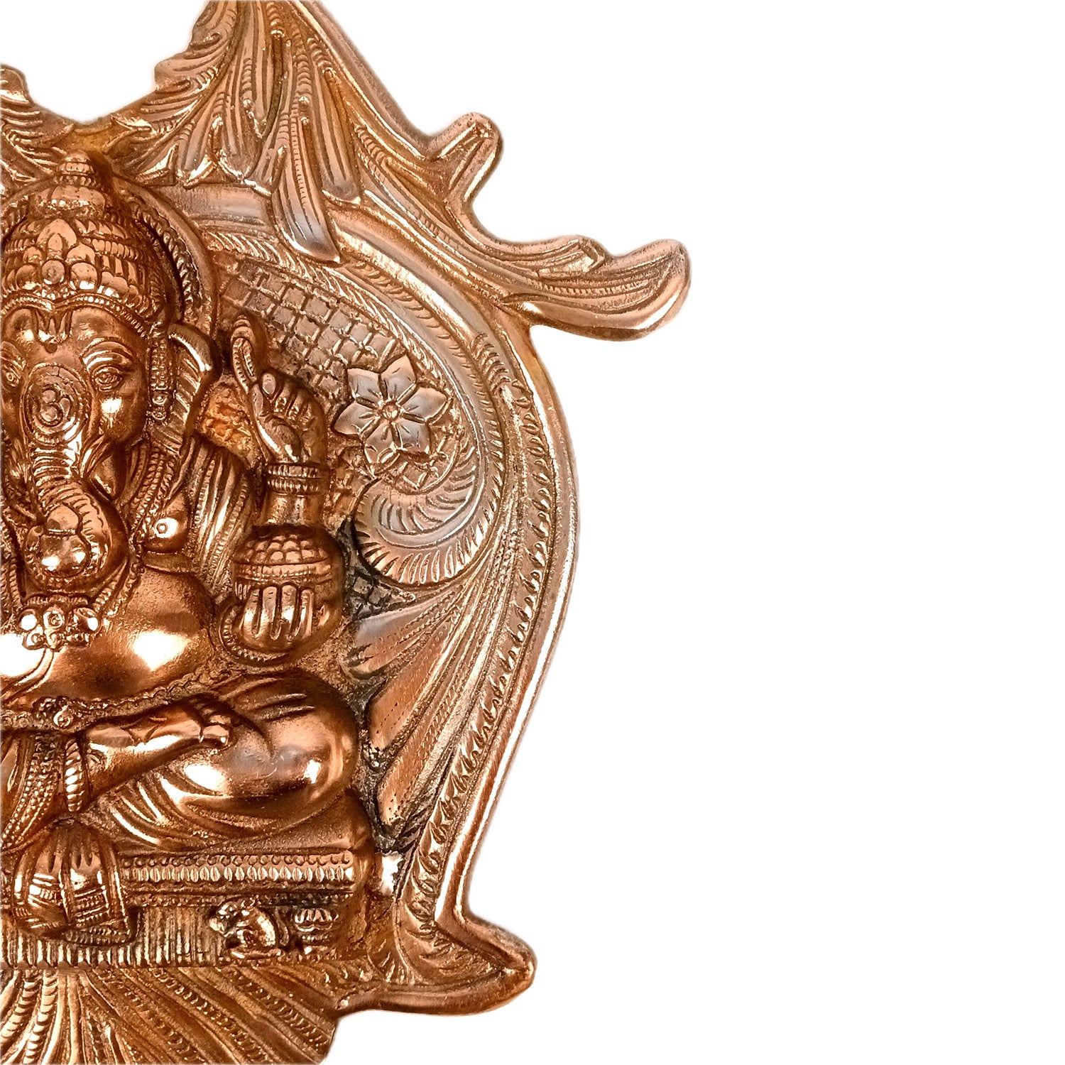 Ganesh Wall Hanging Statue | Ganesh Wall Idol for Puja, Home, Living Room Decor | Diwali & Housewarming Gift - 13 Inch - Apkamart