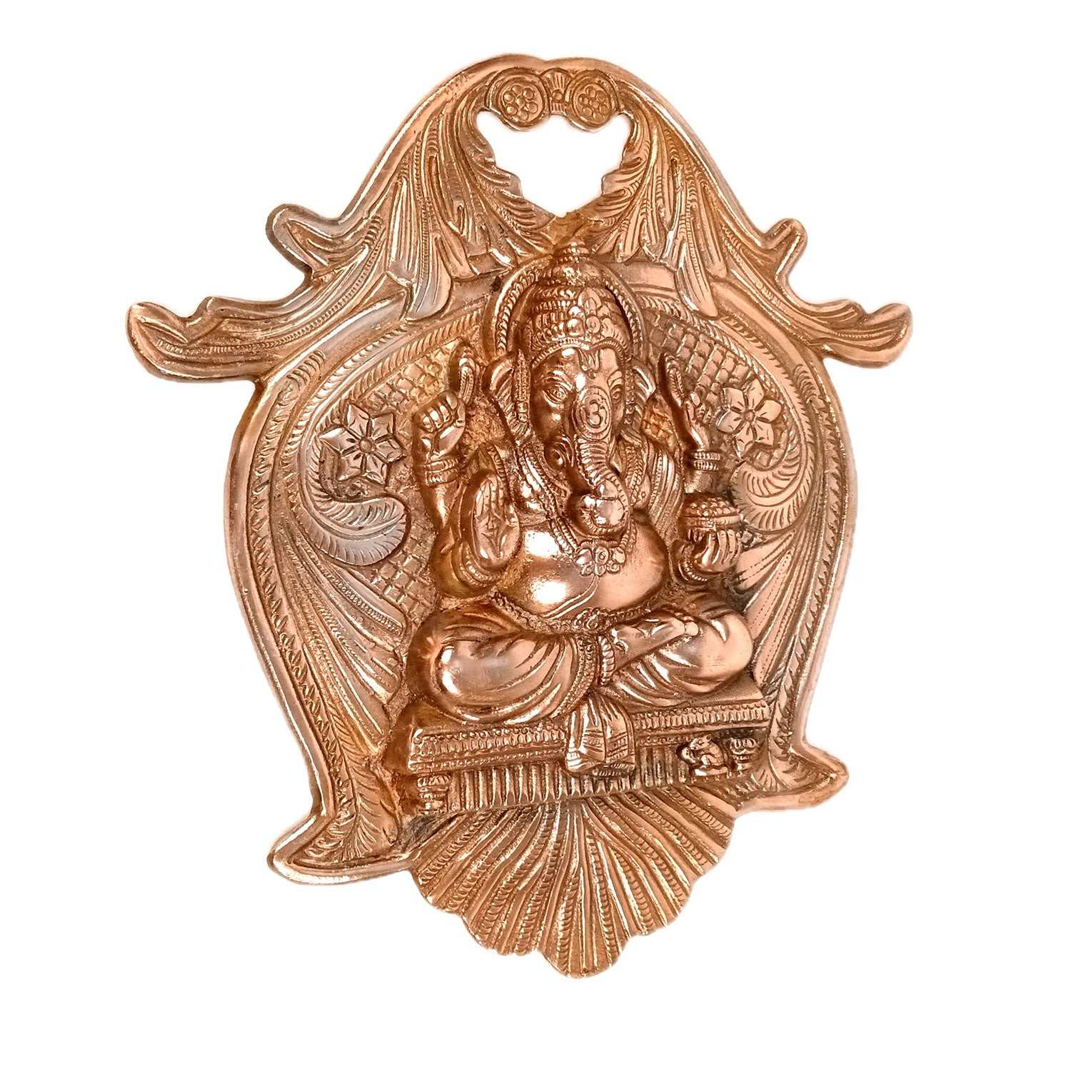 Ganesh Wall Hanging Statue | Ganesh Wall Idol for Puja, Home, Living Room Decor | Diwali & Housewarming Gift - 13 Inch - Apkamart