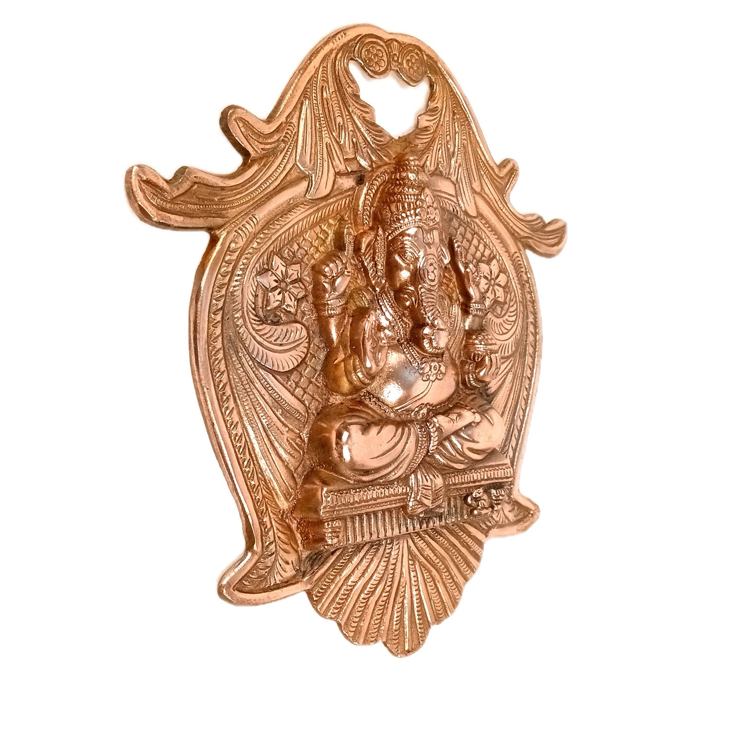 Ganesh Wall Hanging Statue | Ganesh Wall Idol for Puja, Home, Living Room Decor | Diwali & Housewarming Gift - 13 Inch - Apkamart