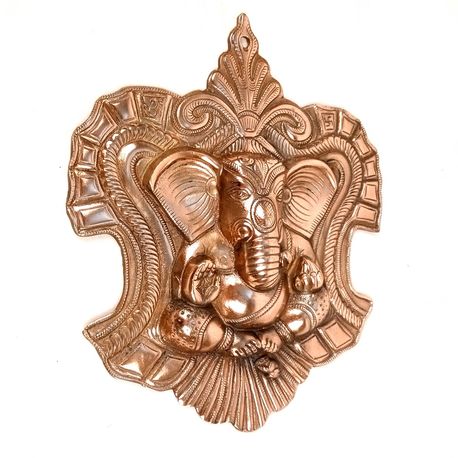 Ganesh Wall Hanging Statue | Ganesha Wall Idol for Puja, Home, Living Room Decor | Diwali & Housewarming Gift - 13 Inch - Apkamart