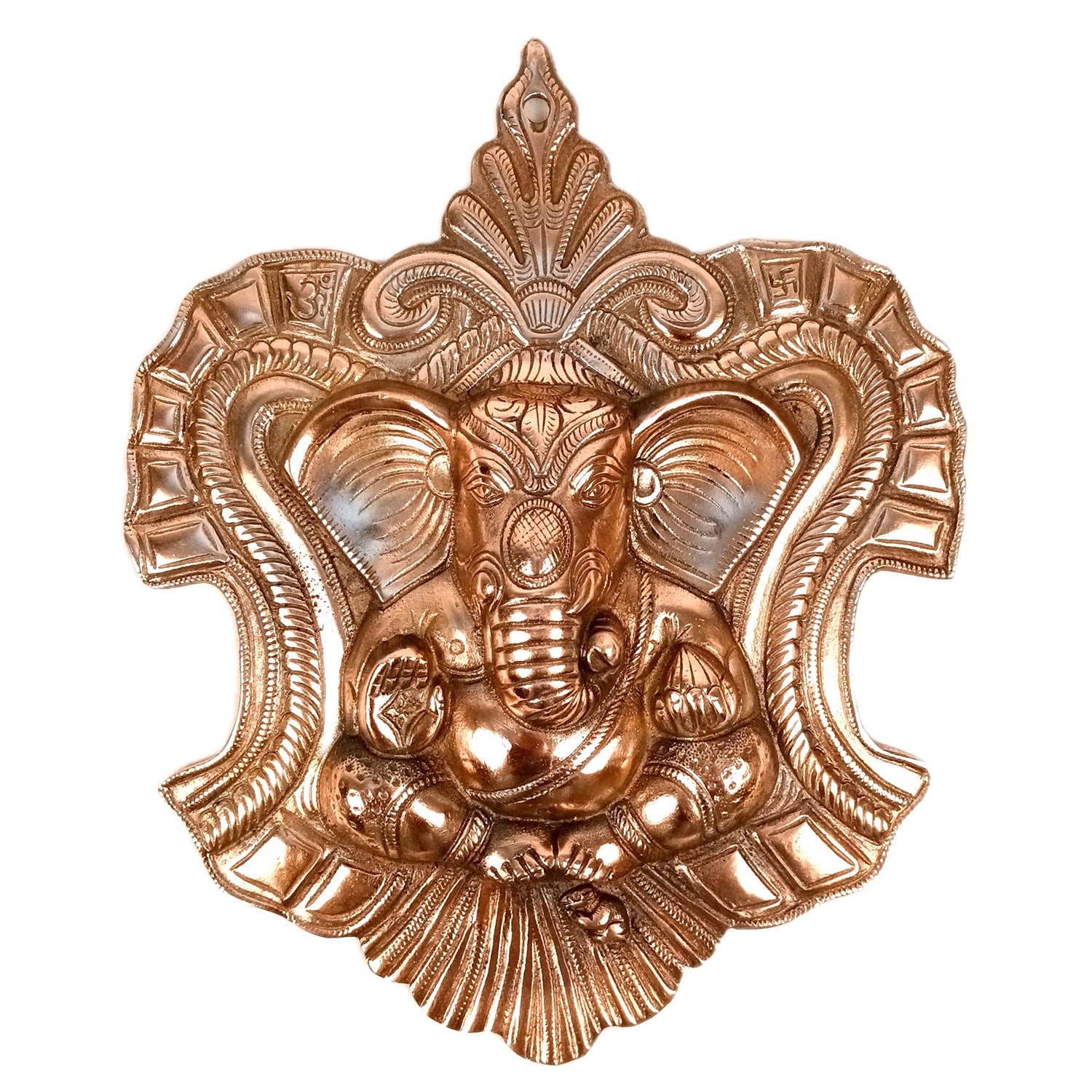 Ganesh Wall Hanging Statue | Ganesha Wall Idol for Puja, Home, Living Room Decor | Diwali & Housewarming Gift - 13 Inch - Apkamart