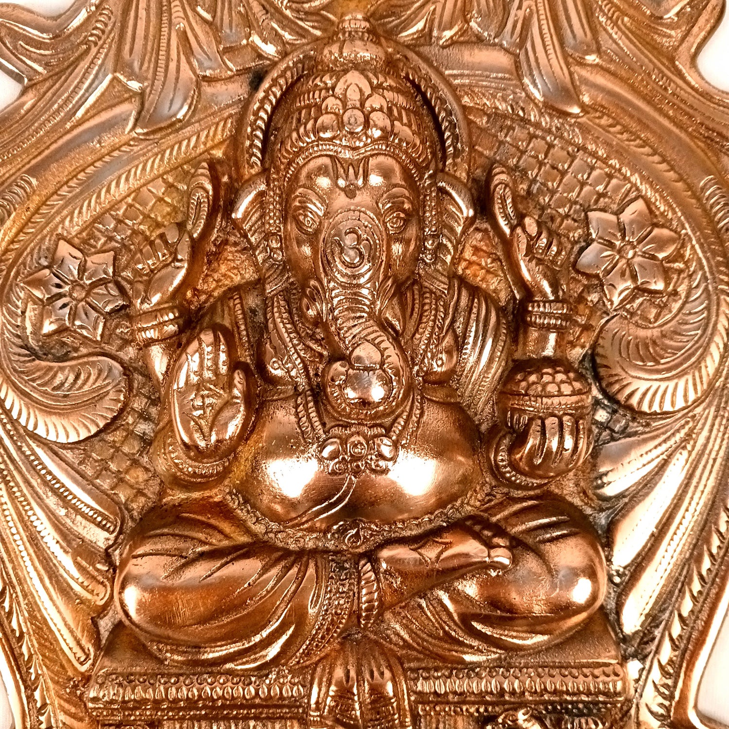 Ganesh Wall Hanging Statue | Ganesh Wall Idol for Puja, Home, Living Room Decor | Diwali & Housewarming Gift - 13 Inch - Apkamart