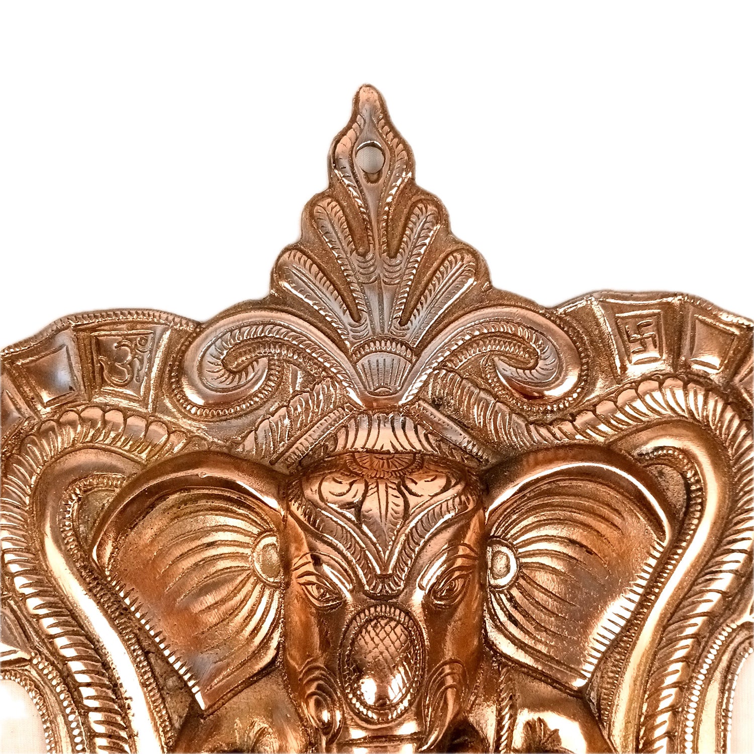 Ganesh Wall Hanging Statue | Ganesha Wall Idol for Puja, Home, Living Room Decor | Diwali & Housewarming Gift - 13 Inch - Apkamart