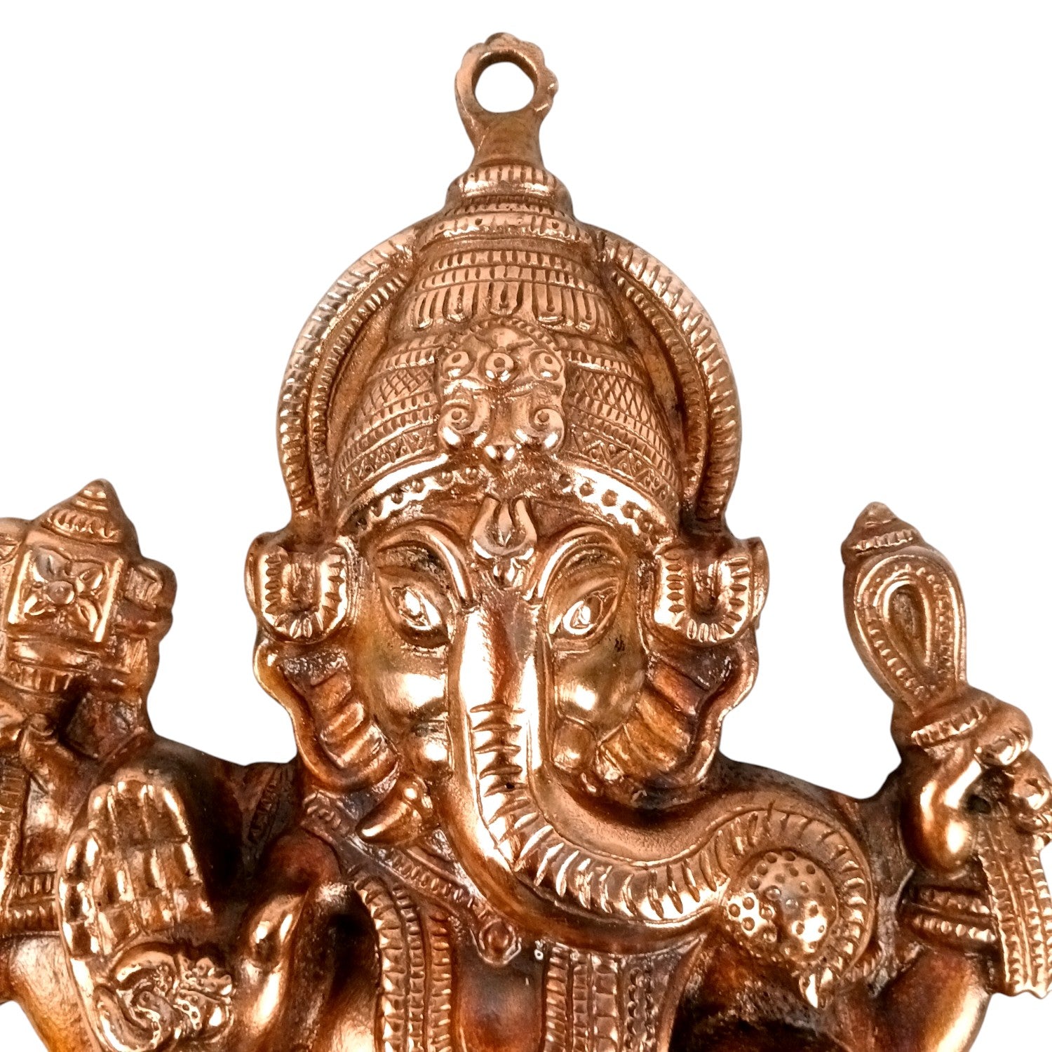Ganesh Wall Hanging | Spiritual Wall Decor | Handcrafted Home Decor for Living Room & Bedroom | Premium Ganpati Ji Hanging | Housewarming & Birthday Gift Item - 16 Inch - Apkamart