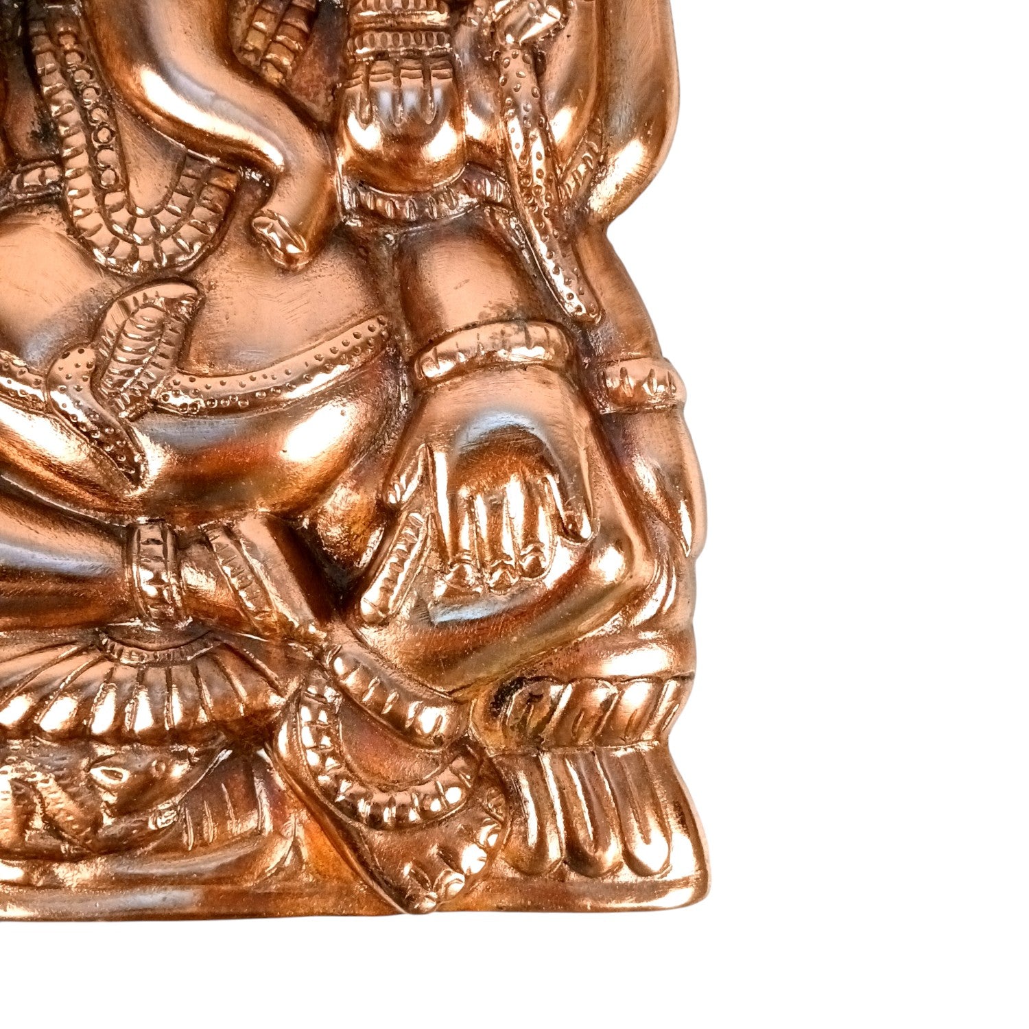 Ganesh Ji Saptmukhi Wall Hanging Showpiece | Ganpati Idol for Wall Decor | Handcrafted Home Decor | Spiritual Gift for Housewarming, Diwali & Birthday - 14 Inch - Apkamart