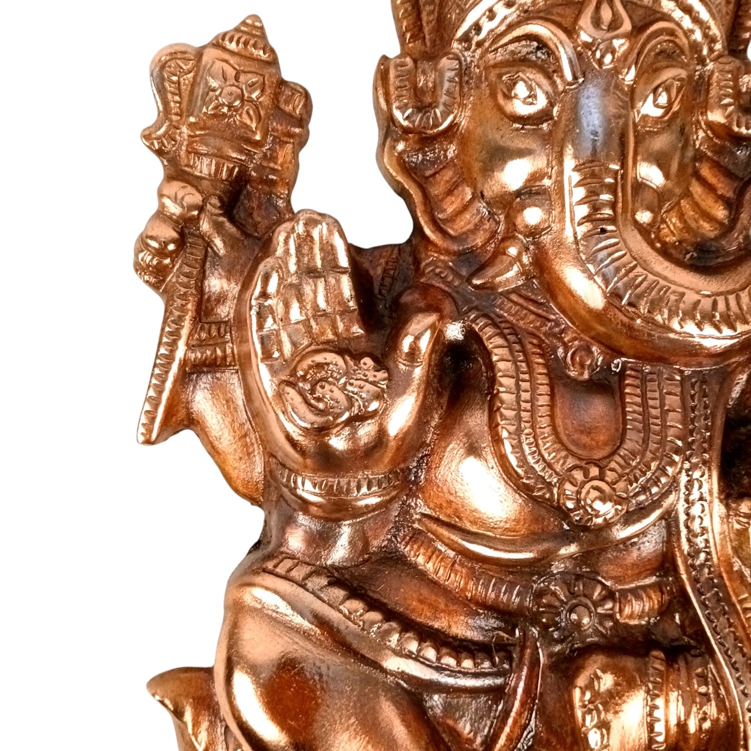 Ganesh Wall Hanging | Spiritual Wall Decor | Handcrafted Home Decor for Living Room & Bedroom | Premium Ganpati Ji Hanging | Housewarming & Birthday Gift Item - 16 Inch - Apkamart