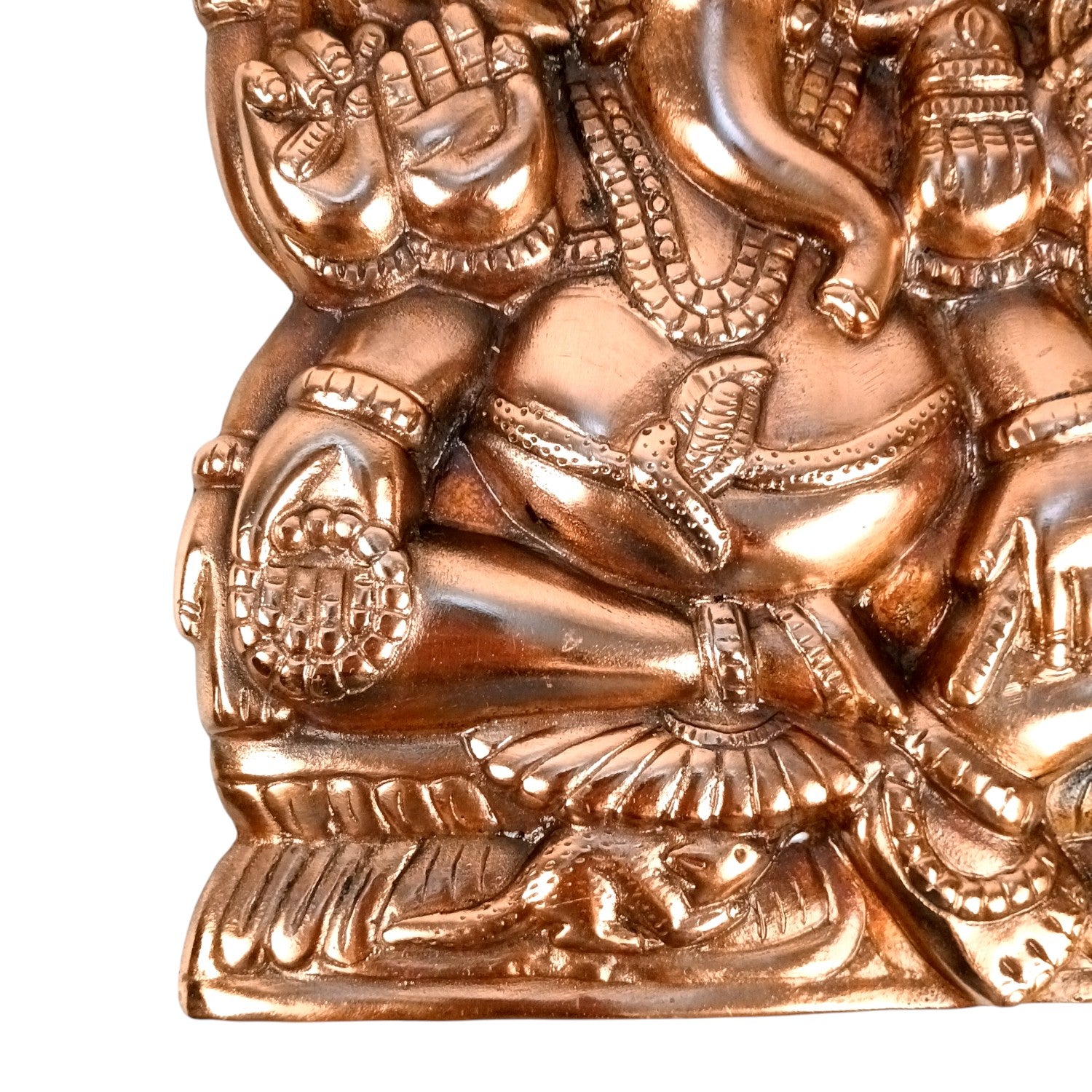Ganesh Ji Saptmukhi Wall Hanging Showpiece | Ganpati Idol for Wall Decor | Handcrafted Home Decor | Spiritual Gift for Housewarming, Diwali & Birthday - 14 Inch - Apkamart