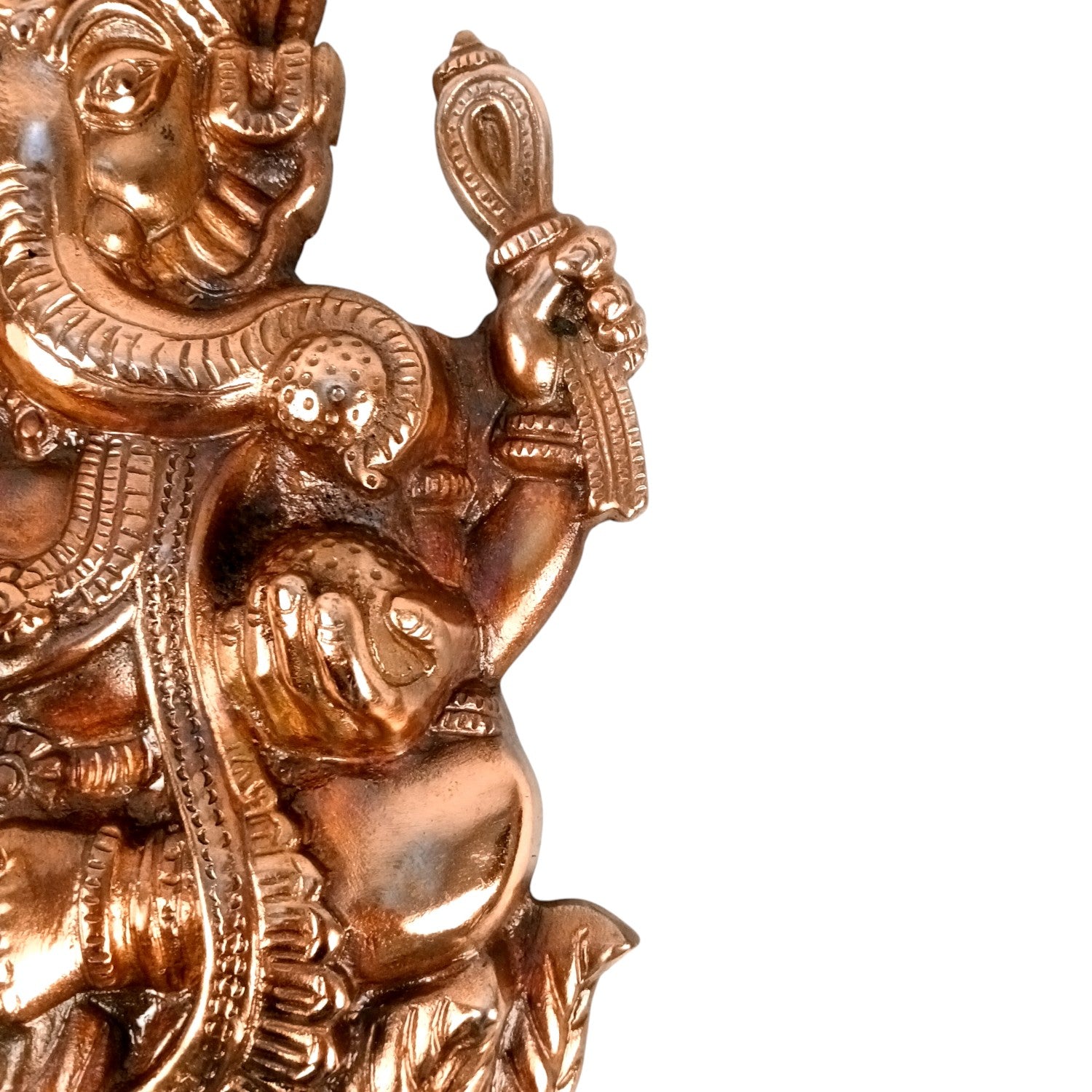 Ganesh Wall Hanging | Spiritual Wall Decor | Handcrafted Home Decor for Living Room & Bedroom | Premium Ganpati Ji Hanging | Housewarming & Birthday Gift Item - 16 Inch - Apkamart