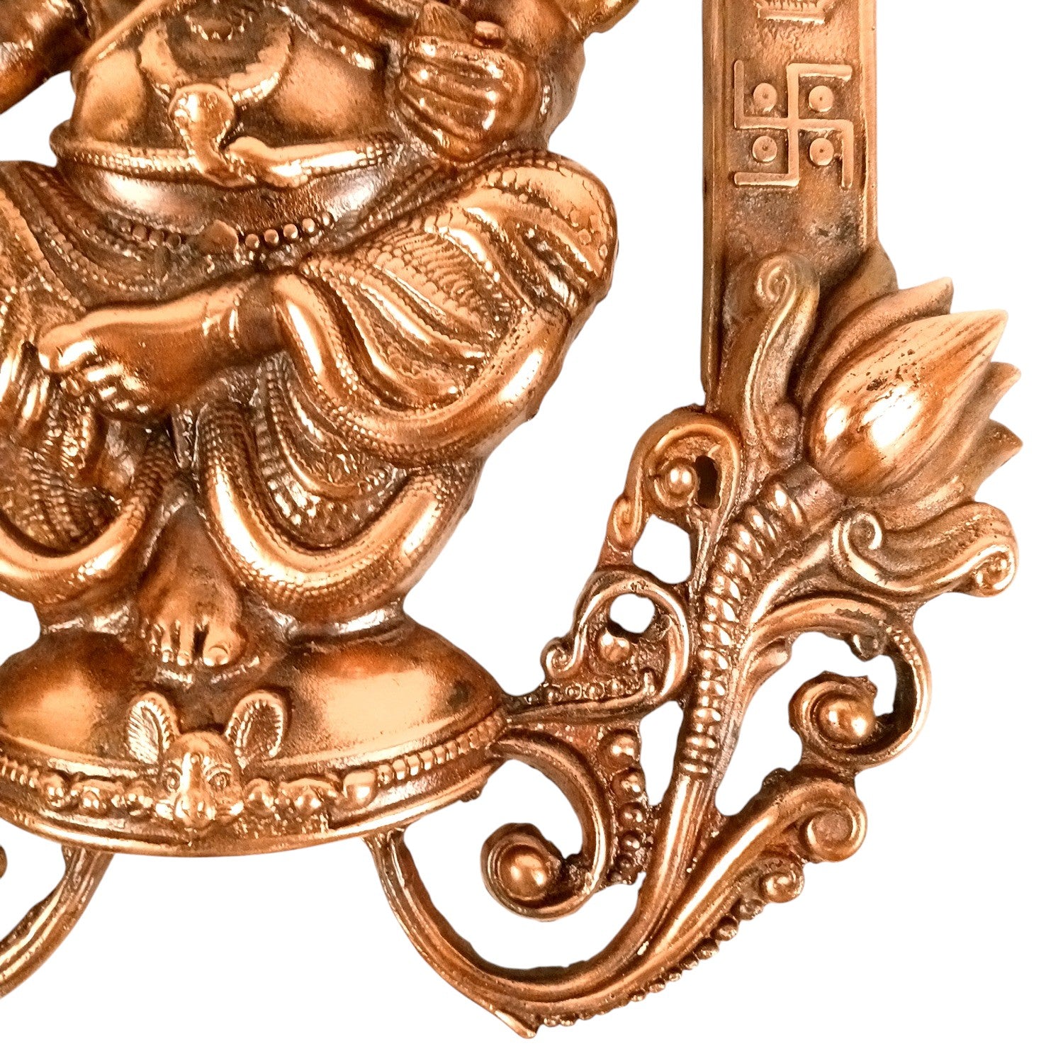 Lord Ganesh Wall Hanging | Ganpati Wall Decor for Home, Pooja Room & Entrance | Religious Decorative Idol for Living Room & Office - 21 Inch - Apkamart