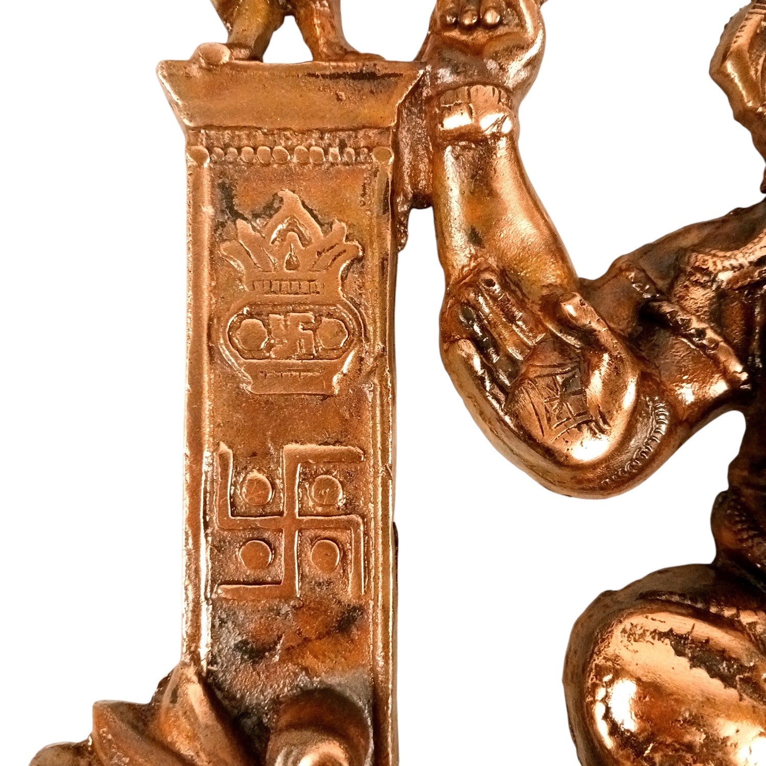 Lord Ganesh Wall Hanging | Ganpati Wall Decor for Home, Pooja Room & Entrance | Religious Decorative Idol for Living Room & Office - 21 Inch - Apkamart