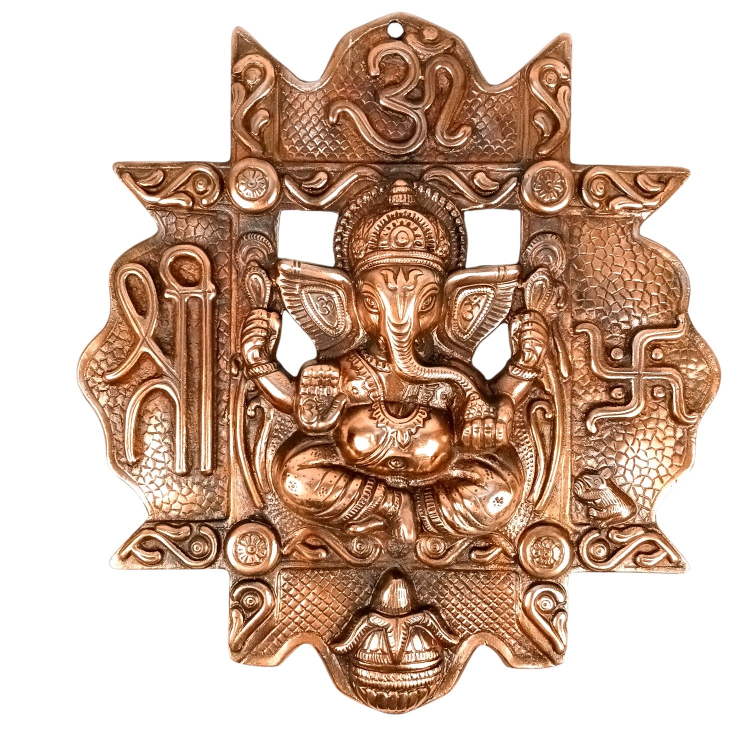 Ganesh Wall Hanging for Home Decor | Decorative Wall Art for Living Room, Bedroom & Office | Wall Hanging Showpiece & Gift Item - 16 Inch - Apkamart