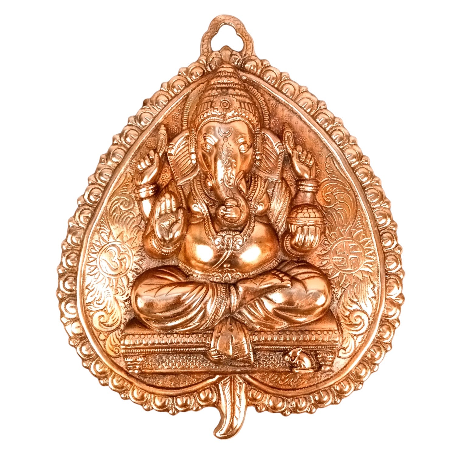Ganesh Wall Hanging for Home Decor | Decorative Wall Art for Living Room, Bedroom & Office | Stylish Wall Hanging Showpiece & Gift Item - 16 Inch - Apkamart