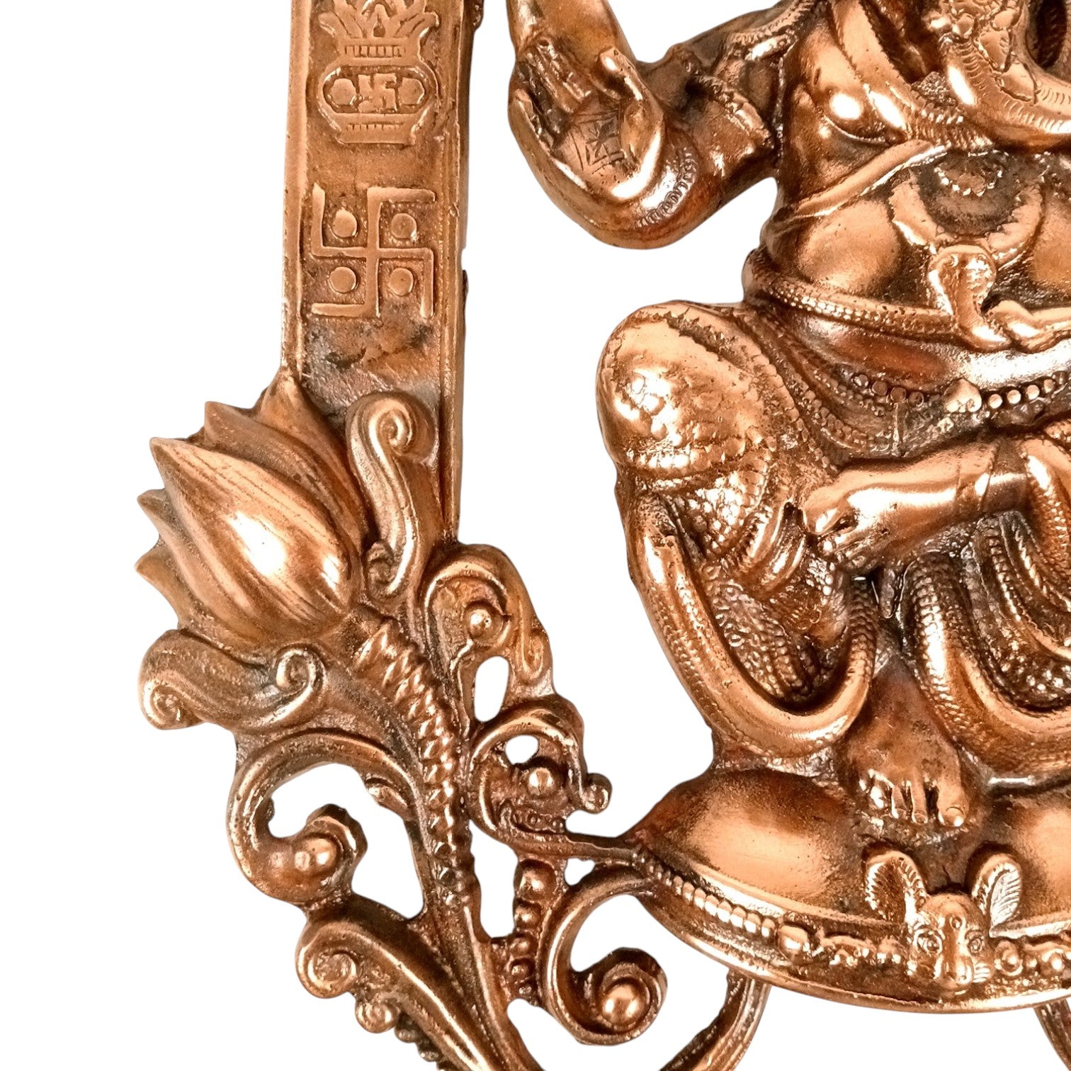 Lord Ganesh Wall Hanging | Ganpati Wall Decor for Home, Pooja Room & Entrance | Religious Decorative Idol for Living Room & Office - 21 Inch - Apkamart