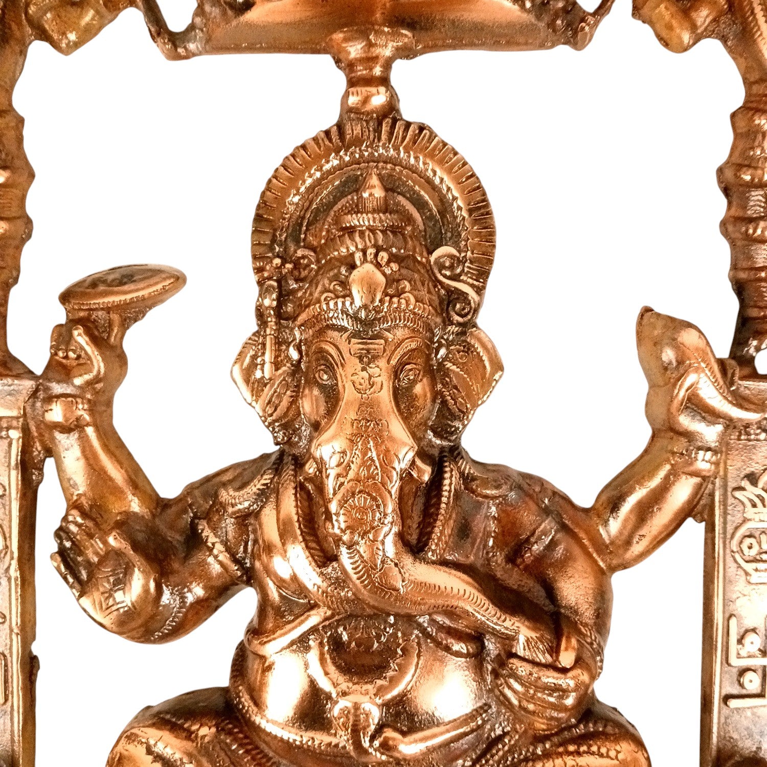 Lord Ganesh Wall Hanging | Ganpati Wall Decor for Home, Pooja Room & Entrance | Religious Decorative Idol for Living Room & Office - 21 Inch - Apkamart