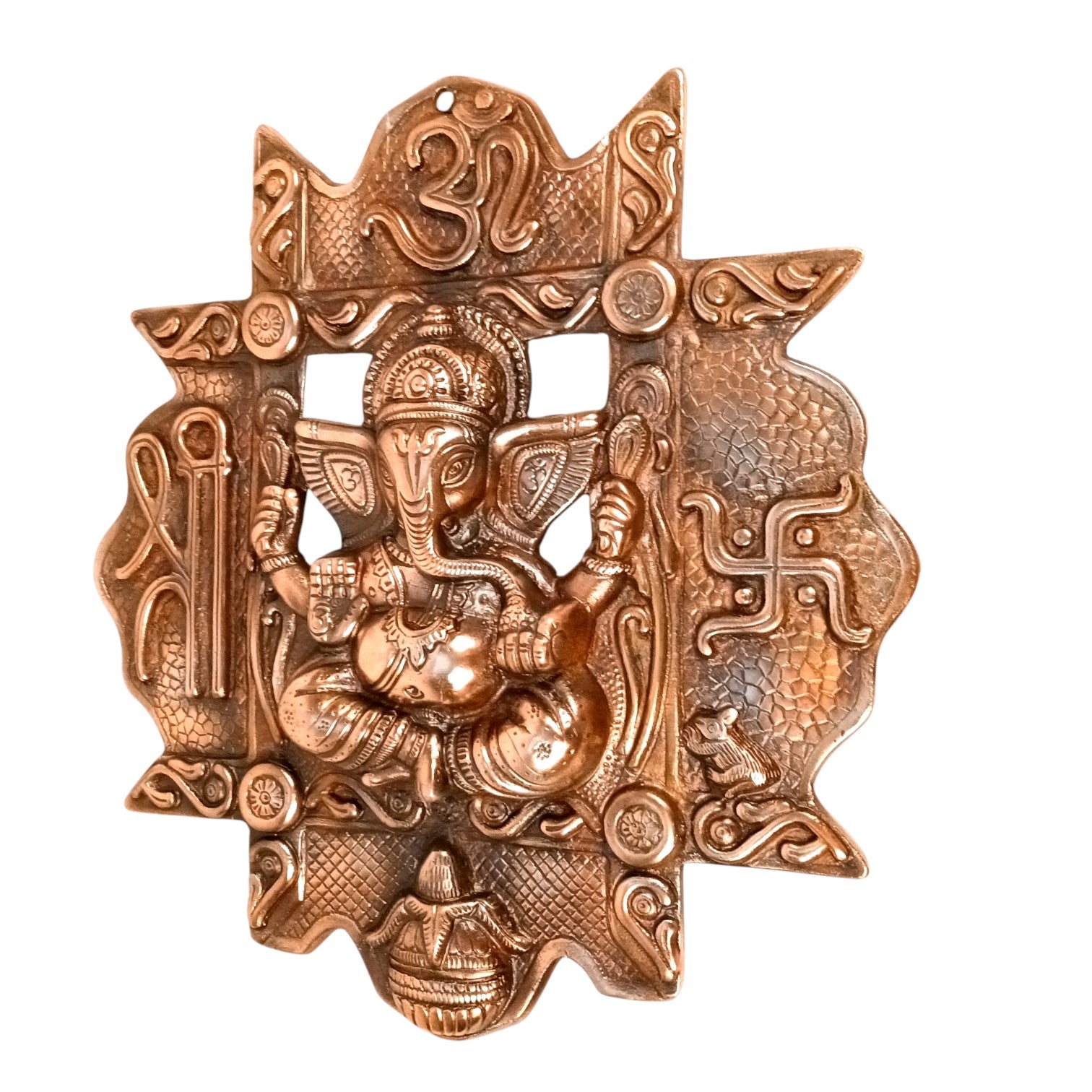 Ganesh Wall Hanging for Home Decor | Decorative Wall Art for Living Room, Bedroom & Office | Wall Hanging Showpiece & Gift Item - 16 Inch - Apkamart