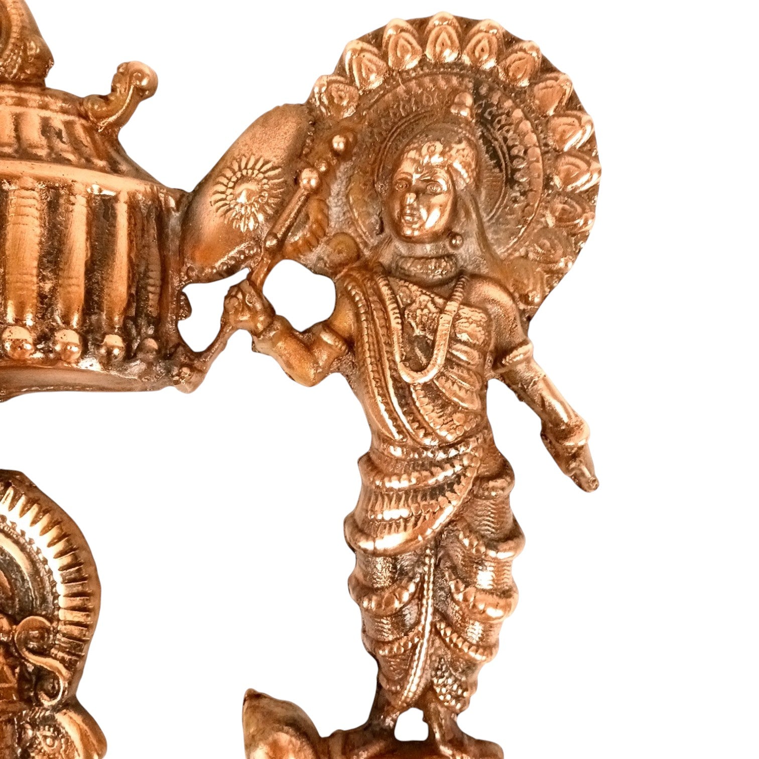 Lord Ganesh Wall Hanging | Ganpati Wall Decor for Home, Pooja Room & Entrance | Religious Decorative Idol for Living Room & Office - 21 Inch - Apkamart