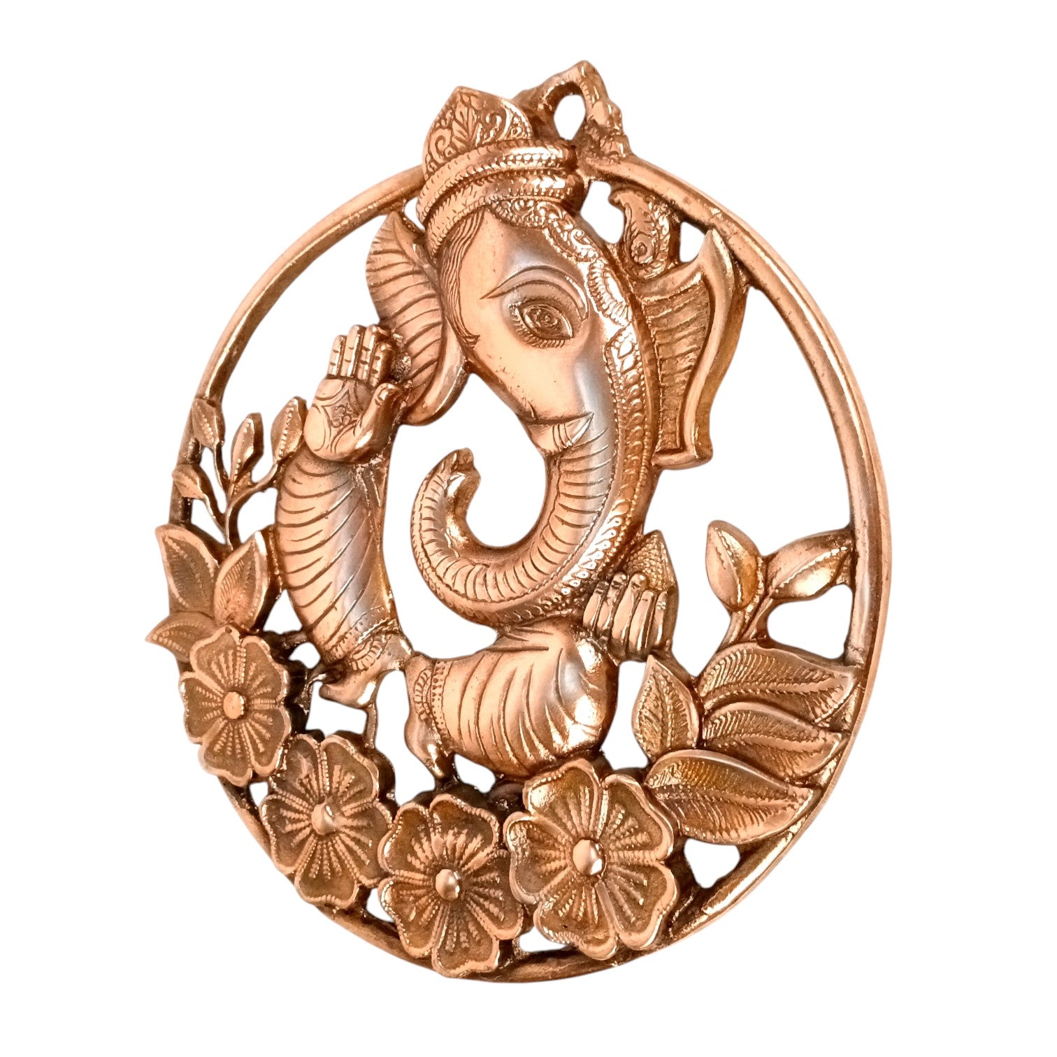 Ganesh Ji Wall Hanging – Decorative Wall Art for Home, Office, Housewarming & Spiritual Decor - 13 Inch - Apkamart