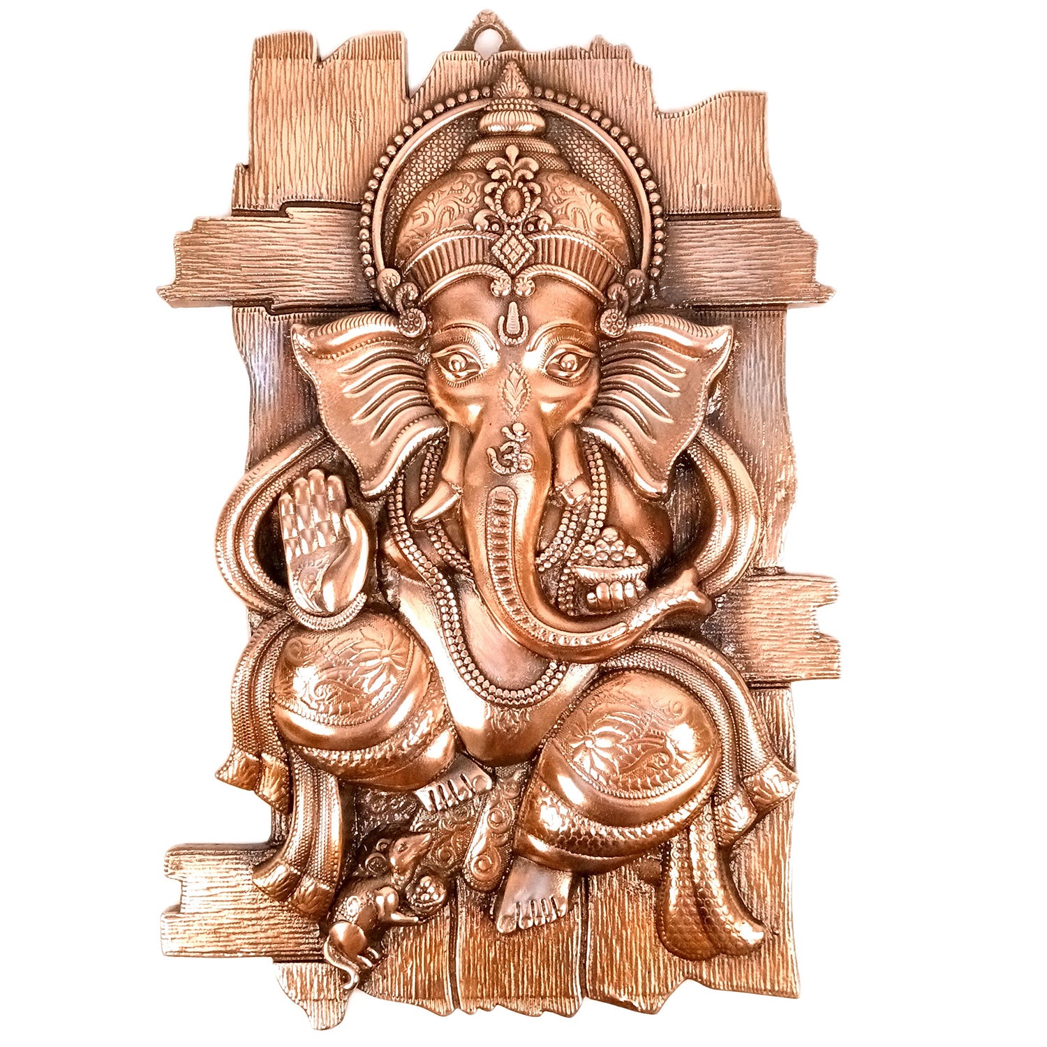 Ganesh Wall Hanging Statue | Ganesha Wall Idol for Puja, Home, Living Room Decor | Diwali & Housewarming Gift - 24 Inch - Apkamart