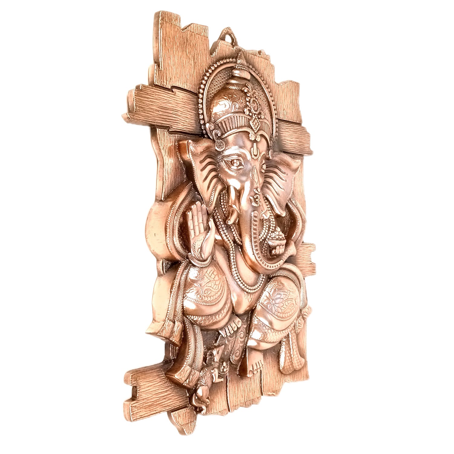 Ganesh Wall Hanging Statue | Ganesha Wall Idol for Puja, Home, Living Room Decor | Diwali & Housewarming Gift - 24 Inch - Apkamart