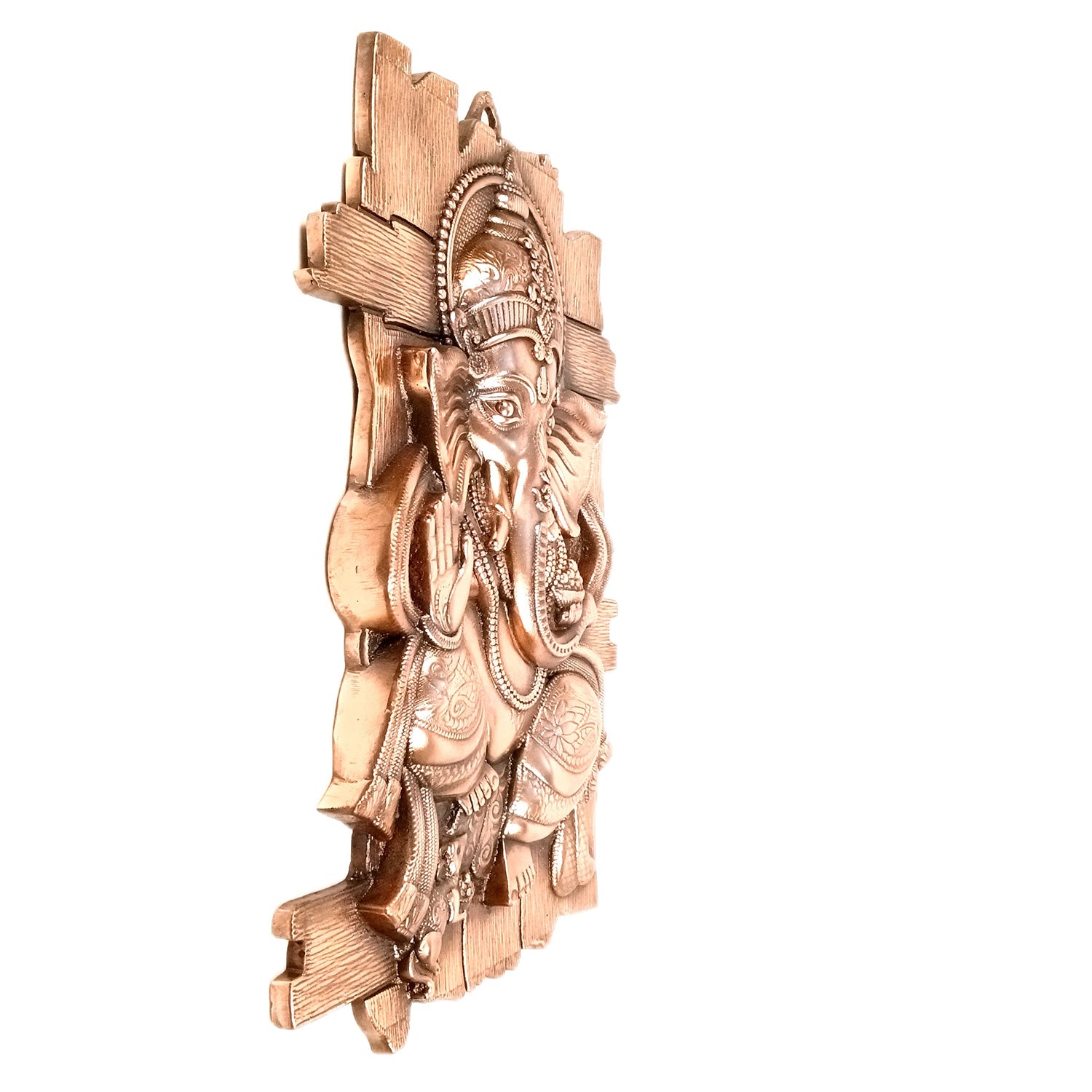 Ganesh Wall Hanging Statue | Ganesha Wall Idol for Puja, Home, Living Room Decor | Diwali & Housewarming Gift - 24 Inch - Apkamart