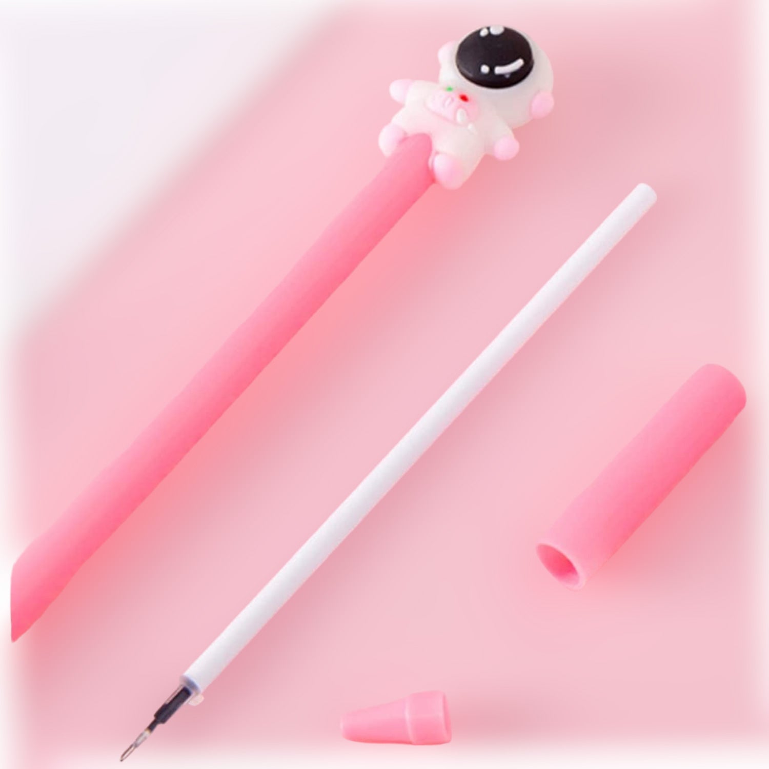 Ball Pen | Gel Pens - Astronaut & Unicorn Design - for Kids, Girls, Boys, Students, School, Birthday Gift & Return Gifts - apkamart