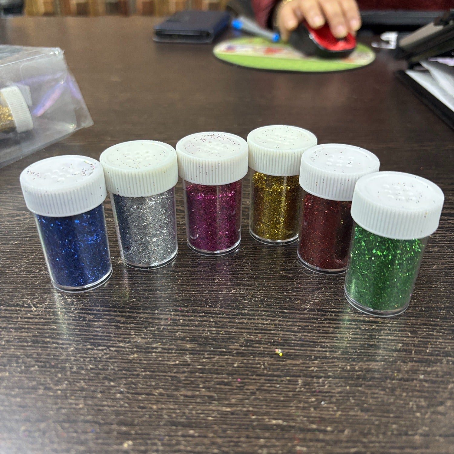 Dry Glitter for Craft Work Glitter Powder Multicolor Sparkle Dust for Art and Craft DIY Decoration Projects