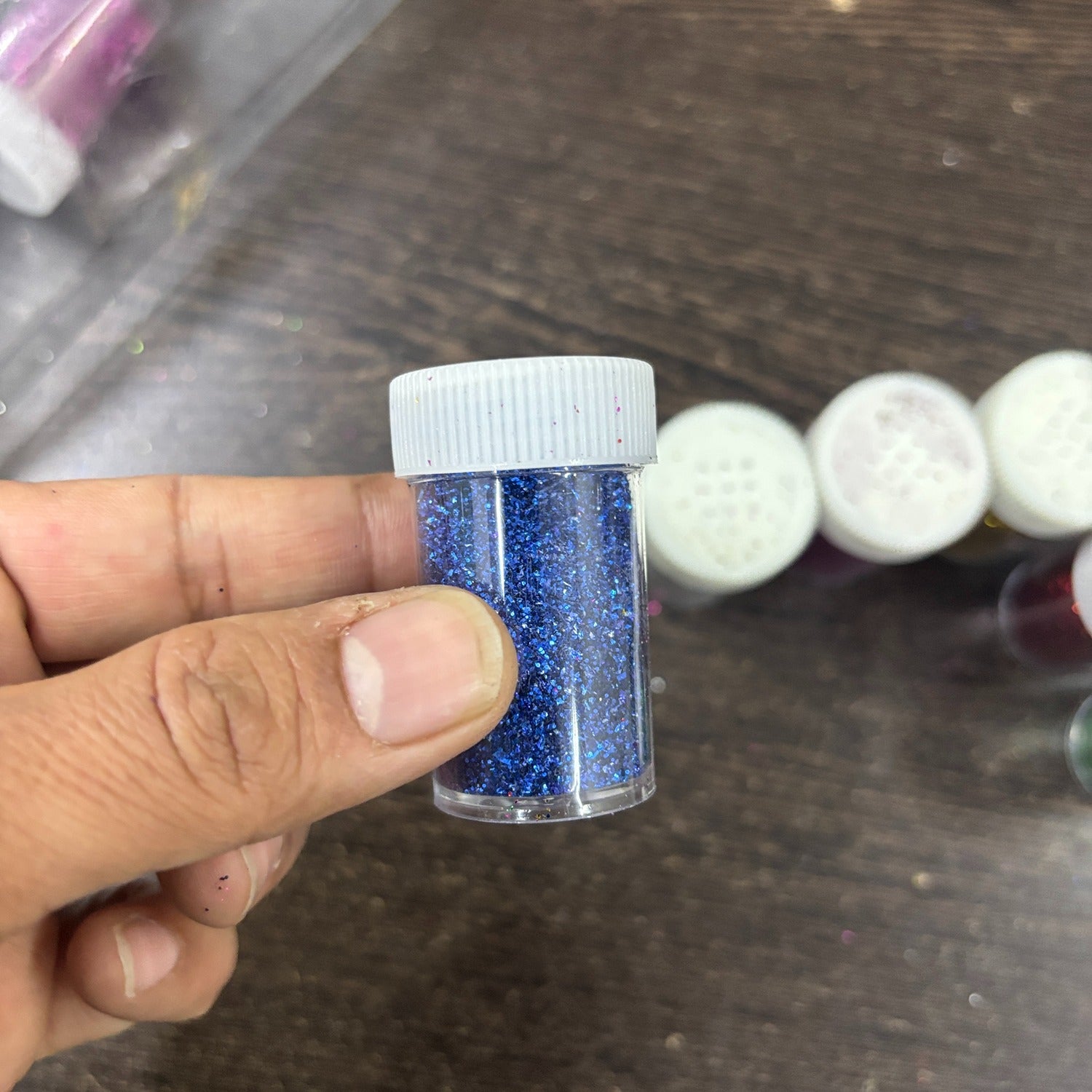 Dry Glitter for Craft Work Glitter Powder Multicolor Sparkle Dust for Art and Craft DIY Decoration Projects