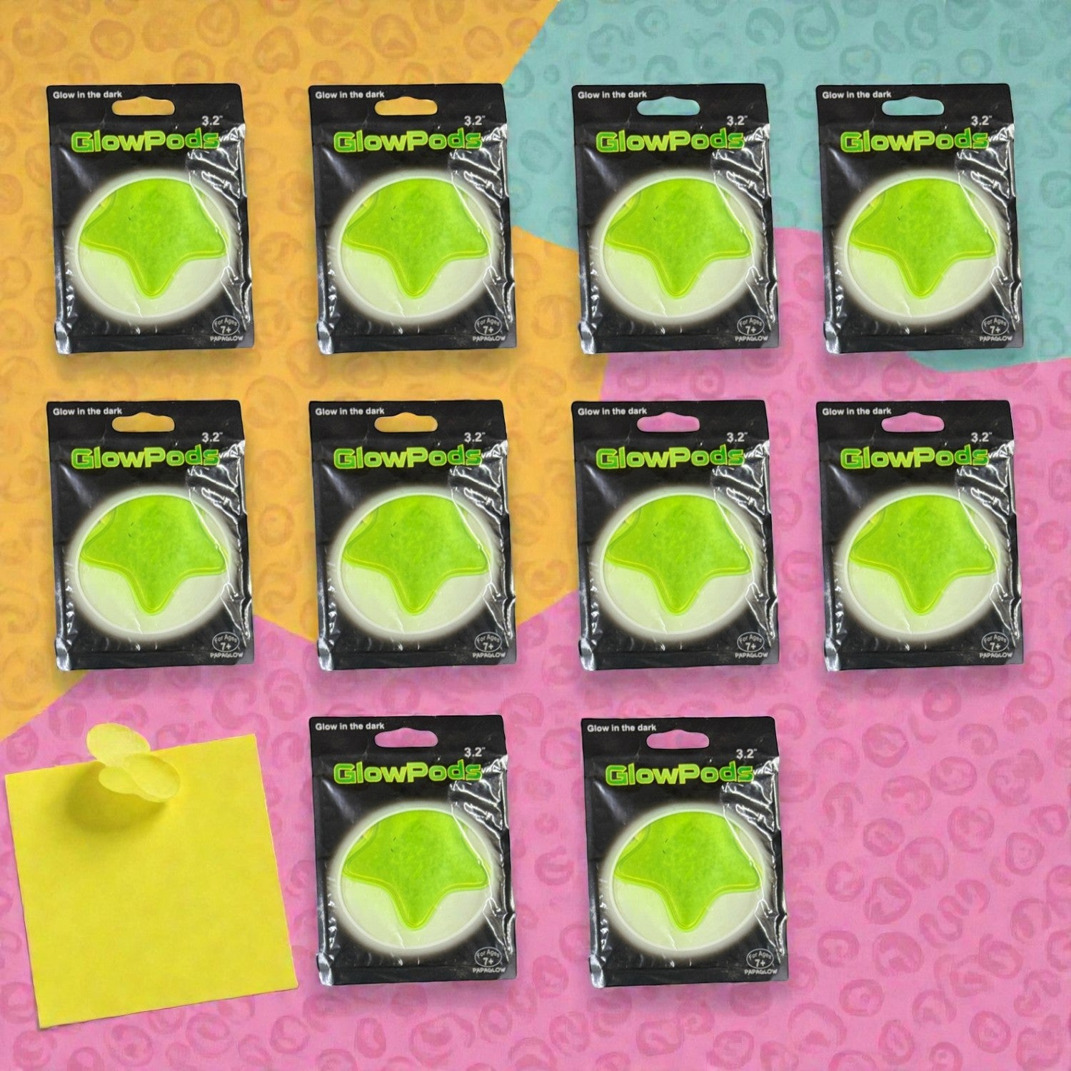 Glow in Dark Stickers for Kids | Night Glow Wall Stickers for Bedroom, Ceiling & Kids Room Decor - Apkamart #Style_Pack Of 10