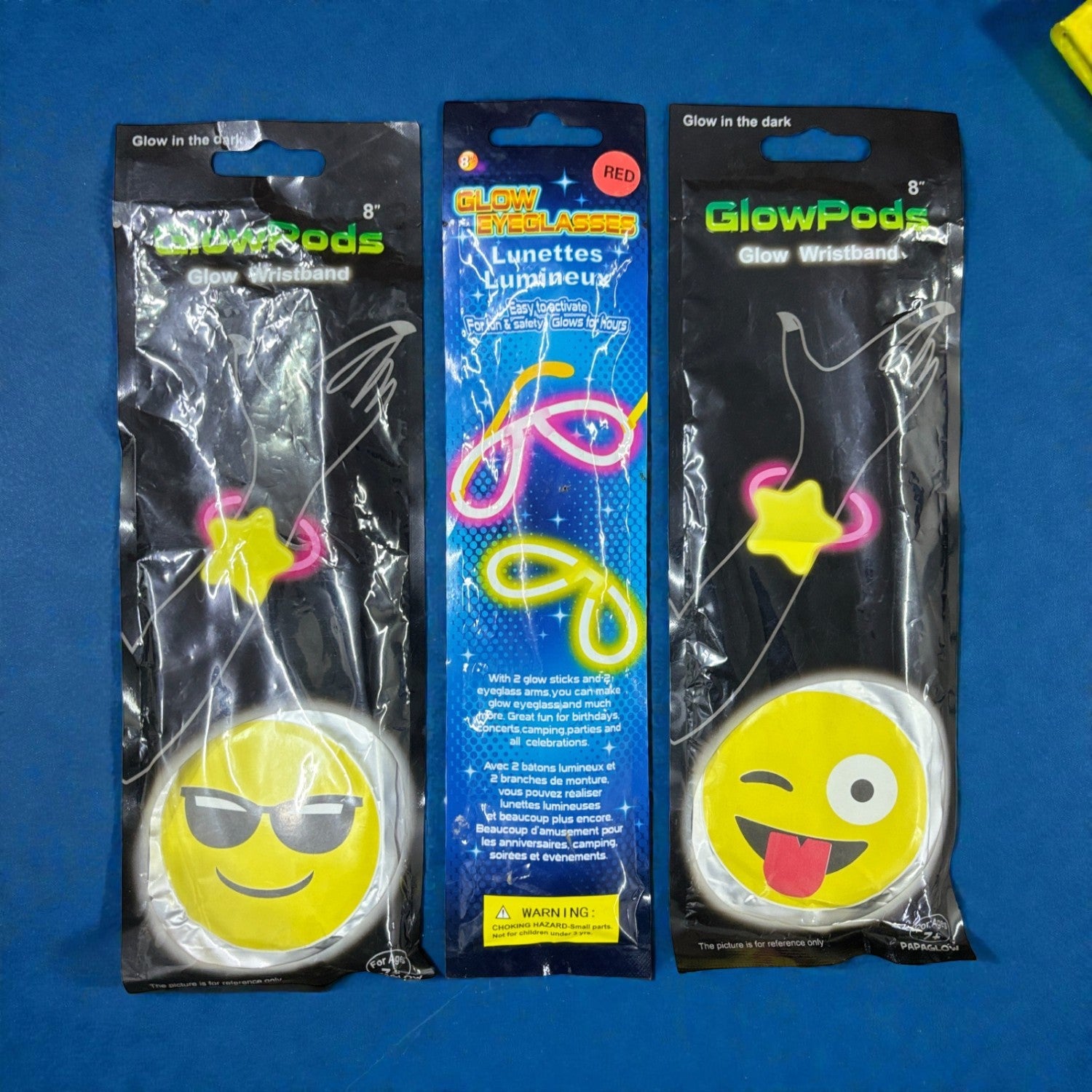 Glow in Dark Stickers for Kids | Night Glow Wall & Ceiling Stickers for Bedroom, Nursery & Home Decor - Apkamart #Style_Pack Of 3