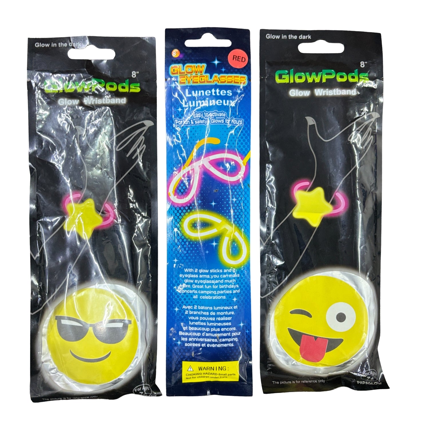 Glow in Dark Stickers for Kids | Night Glow Wall & Ceiling Stickers for Bedroom, Nursery & Home Decor - Apkamart #Style_Pack Of 3