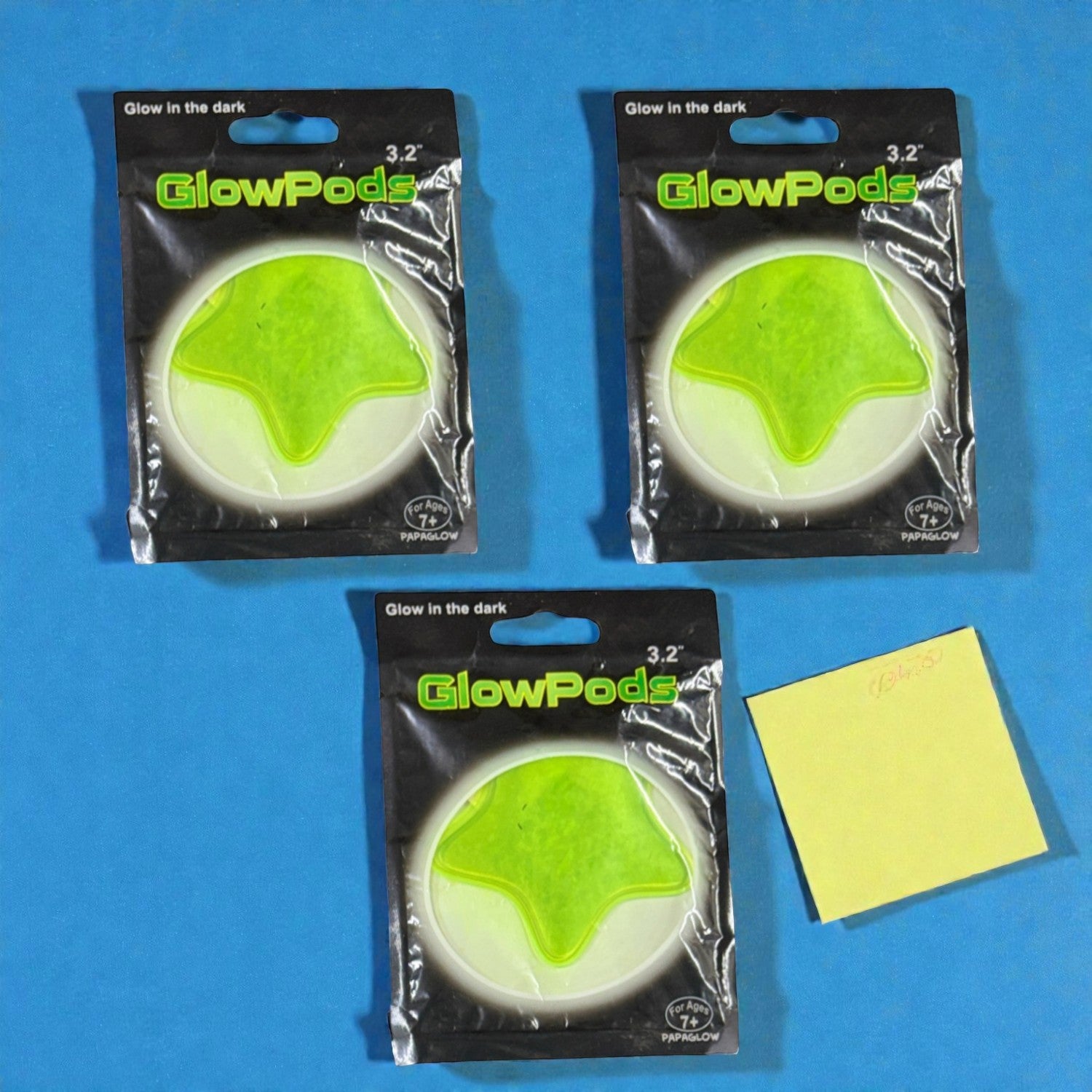 Glow in Dark Stickers for Kids | Night Glow Wall Stickers for Bedroom, Ceiling & Kids Room Decor - Apkamart #Style_Pack Of 3