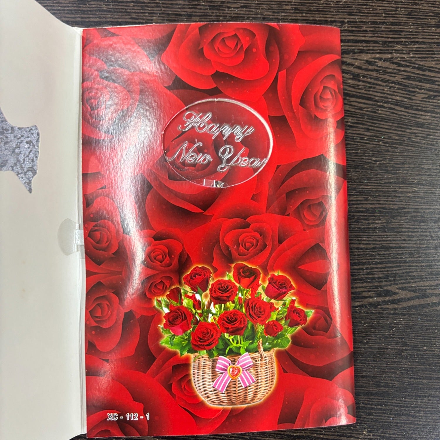 Happy New Year Greeting Card | Premium Paper Card with Message Space | New Year Wish Card for Friends, Family & Loved Ones | Festive Printed Greeting Card - Apkamart