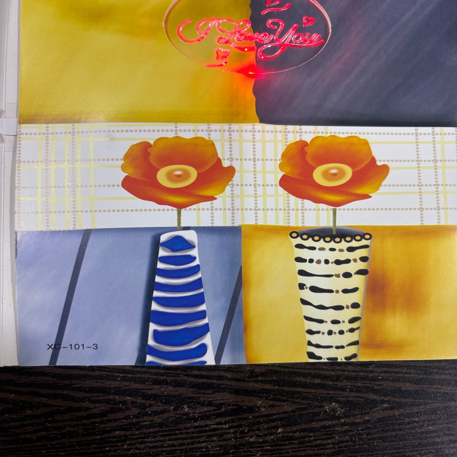 Handcrafted Style Valentine Greeting Card | Romantic Paper Card for Anniversary & Love Messages - Apkamart