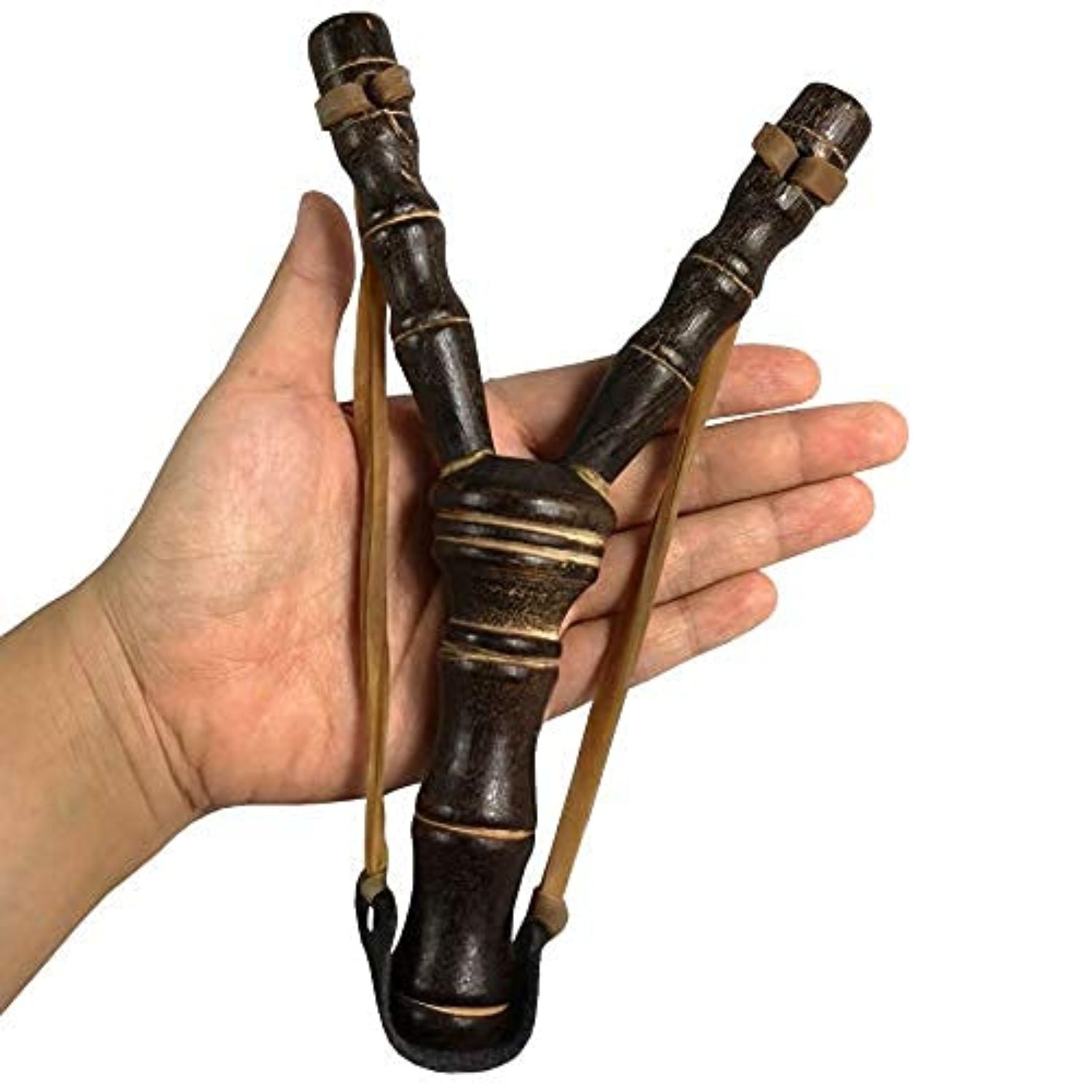 Wooden Gulel Handmade Toy Slingshot Catapult | Slingshot for Kids, Boys & Girls - 8 Inch (Pack Of 2) - Apkamart
