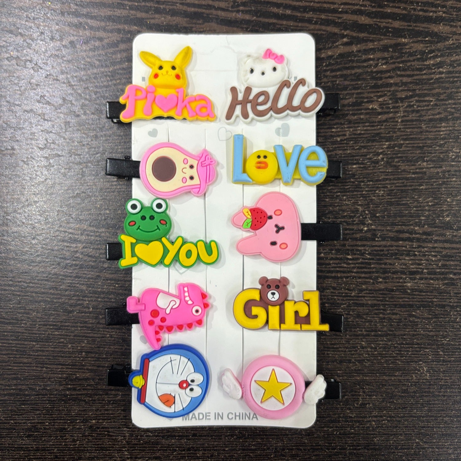 Hair Clips for Girl Kids Cute Hair Clips and Pins Set for Baby Girls Small Girls Toddlers Stylish Cartoon Hair Accessories Birthday Gift Items for Girls - (Pack Of 1) - Apkamart