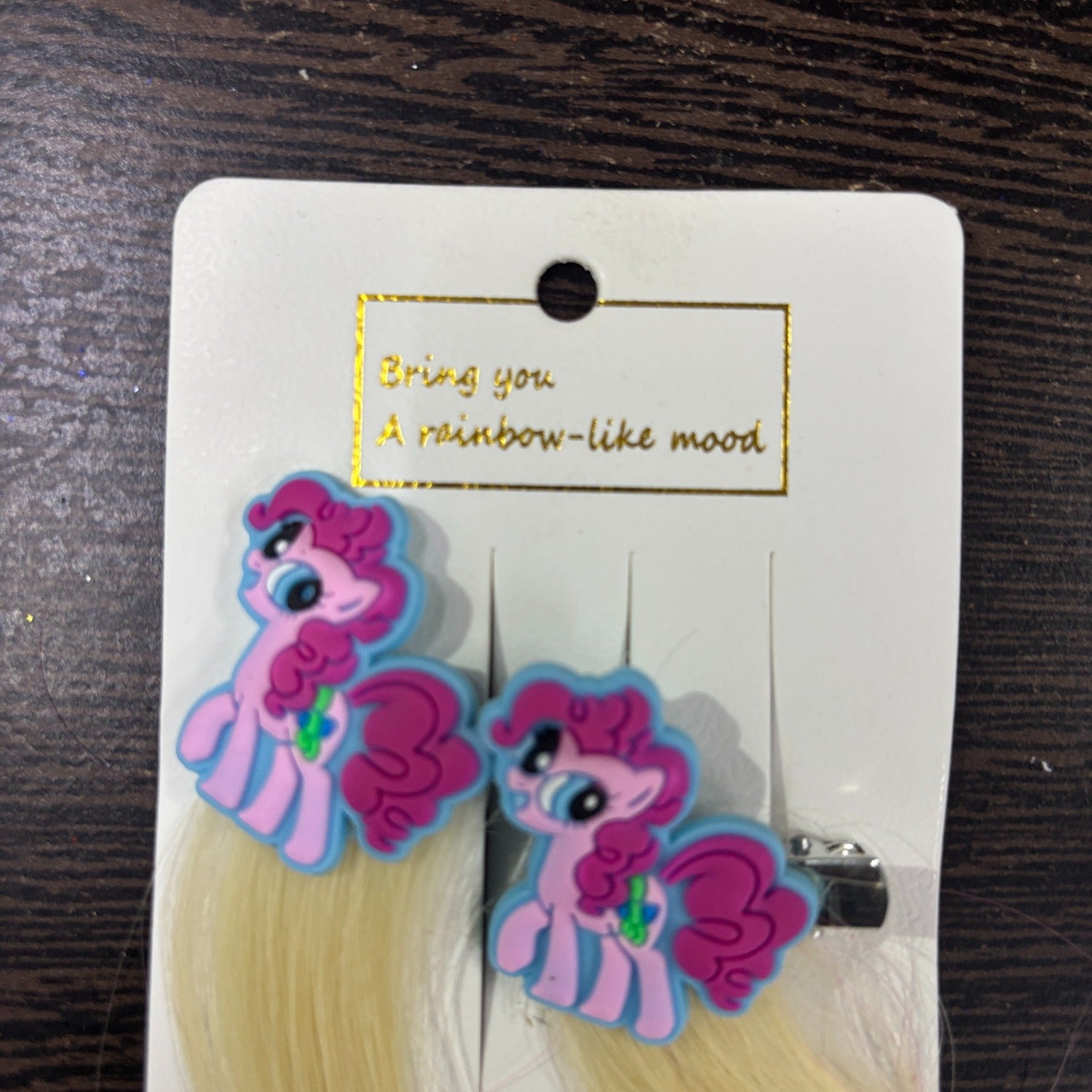 Artificial Nylon Rainbow Color Hair Extensions For Girls With Cartoon Alligator Clip Colorful Hair Tinsel Highlighter Streaks For Kids Party Styling Reusable Soft - Apkamart