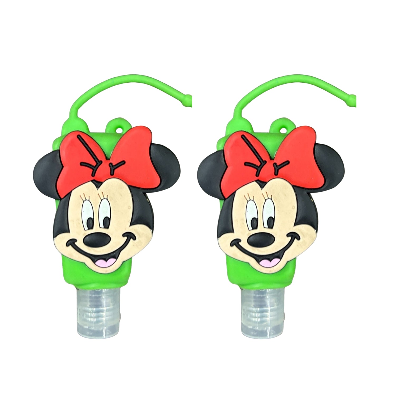 Gel Hand Sanitizer Refillable Portable Mini Silicone Case Carrier for Kids Detachable Protective Flip Cap Travel Bottle - Apkamart #Style_Pack Of 2