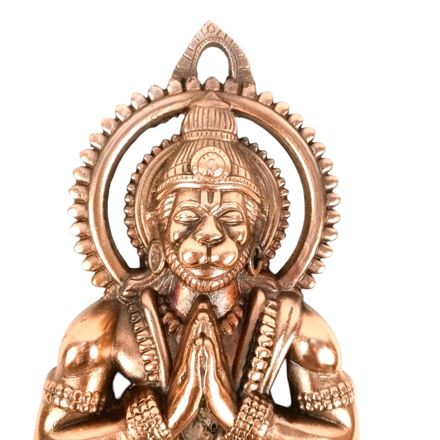 Hanuman Ji Wall Hanging – Copper, 16 Inch - Apkamart