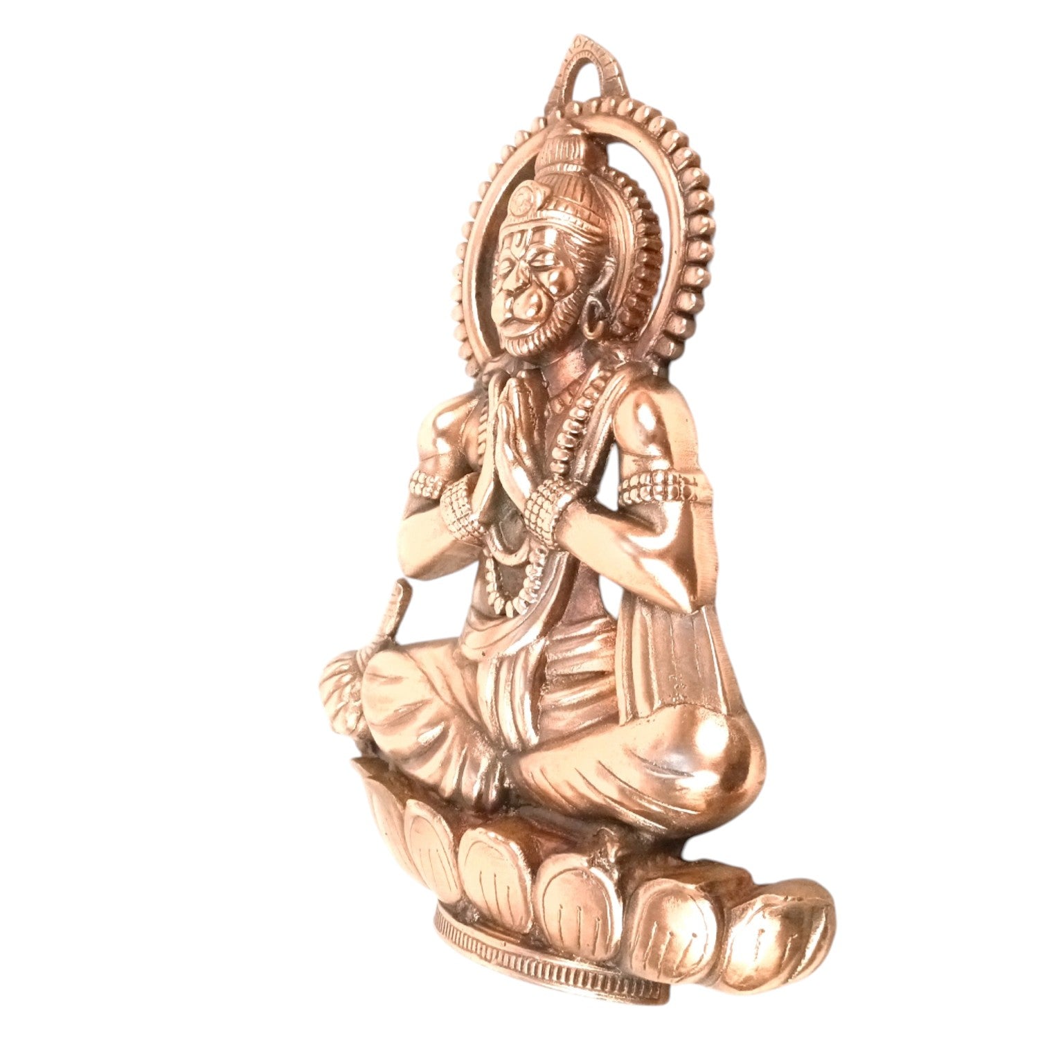 Hanuman Ji Wall Hanging – Copper, 16 Inch - Apkamart