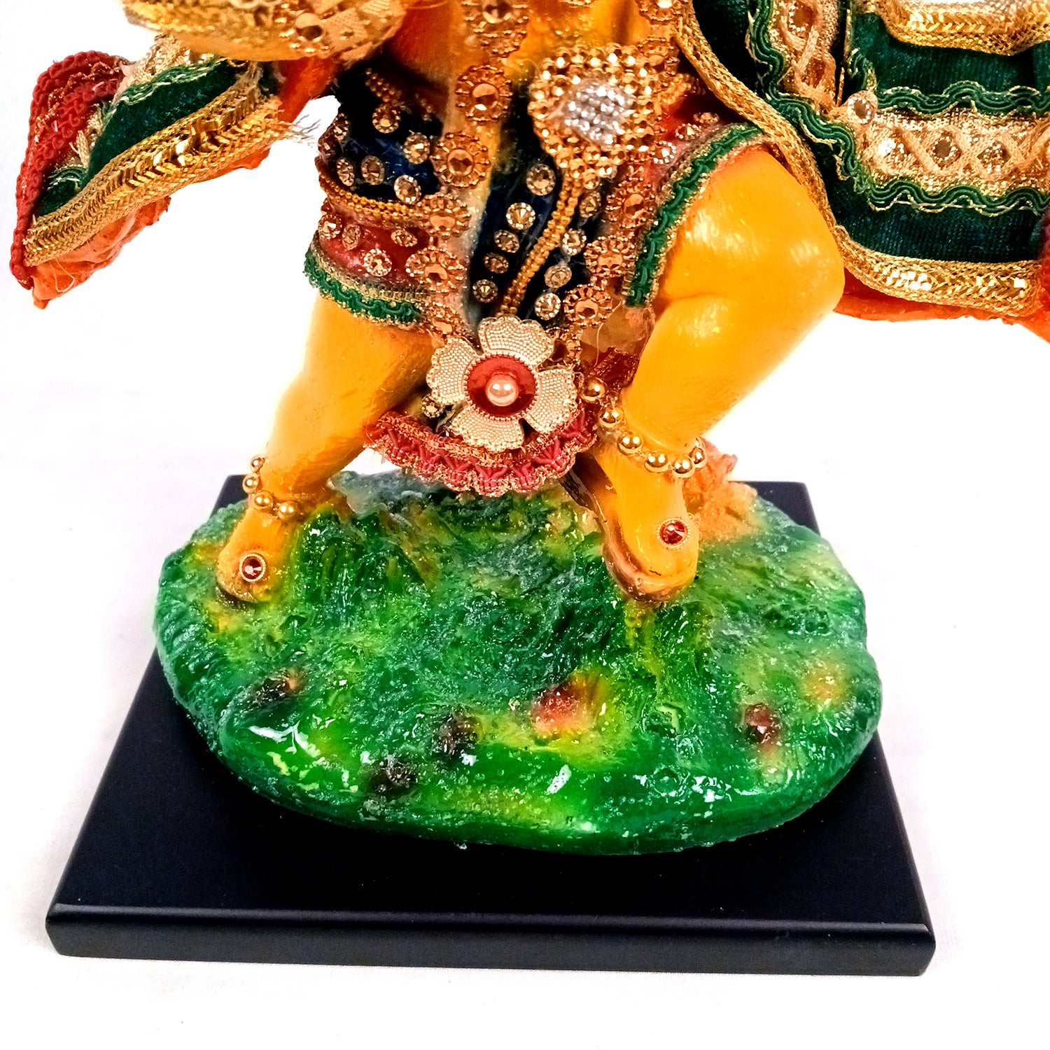 Hanuman Statue Carrying Sanjivani Parvat| Lord Bajarang Bali Idol | Kesari Nandan with Sanjeevani Mountain - for Home, Puja, Living Room, Table, Entrance Decor & Gifts - 12 Inch - Apkamart