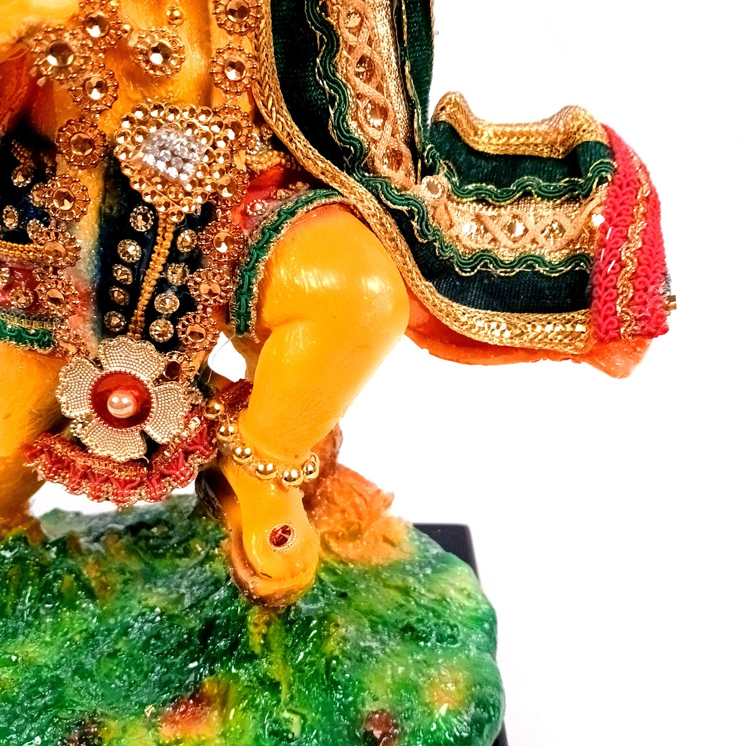 Hanuman Statue Carrying Sanjivani Parvat| Lord Bajarang Bali Idol | Kesari Nandan with Sanjeevani Mountain - for Home, Puja, Living Room, Table, Entrance Decor & Gifts - 12 Inch - Apkamart