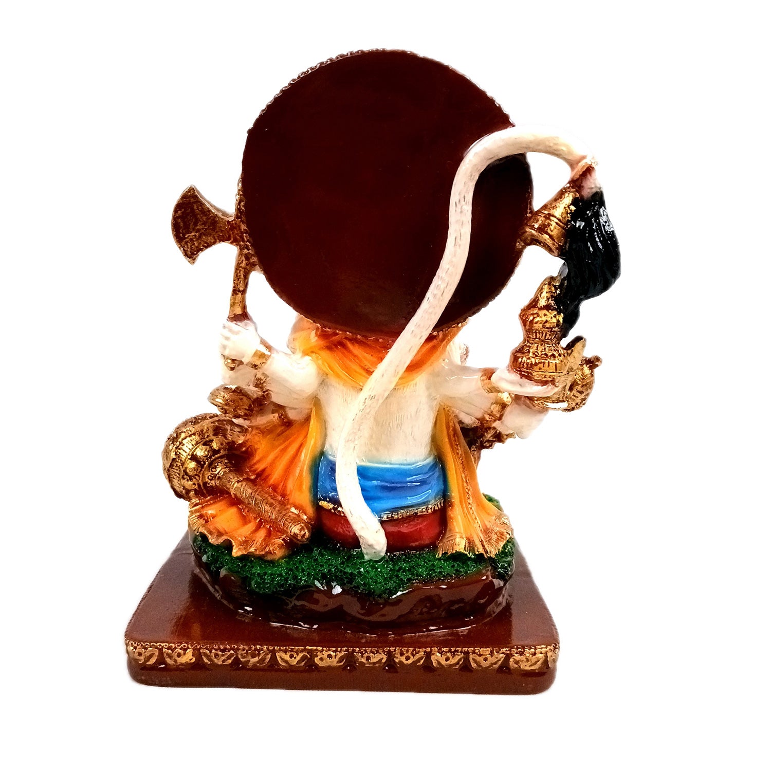 Panchmukhi Hanuman Statue | Lord Bajarang Bali Idol - for Home, Vastu, Puja, Living Room, Table, Entrance Decor & Gifts - 8 Inch - Apkamart