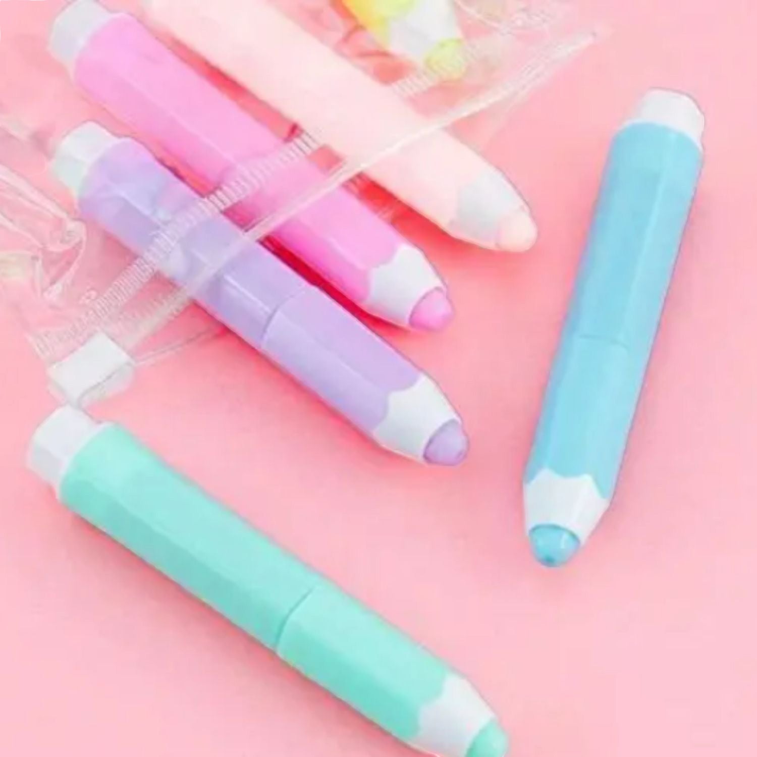 Pencil Shaped Colorful Highlighter – For Kids | Gifts & Return Gifts | Assorted Design & Colors - APKAMART