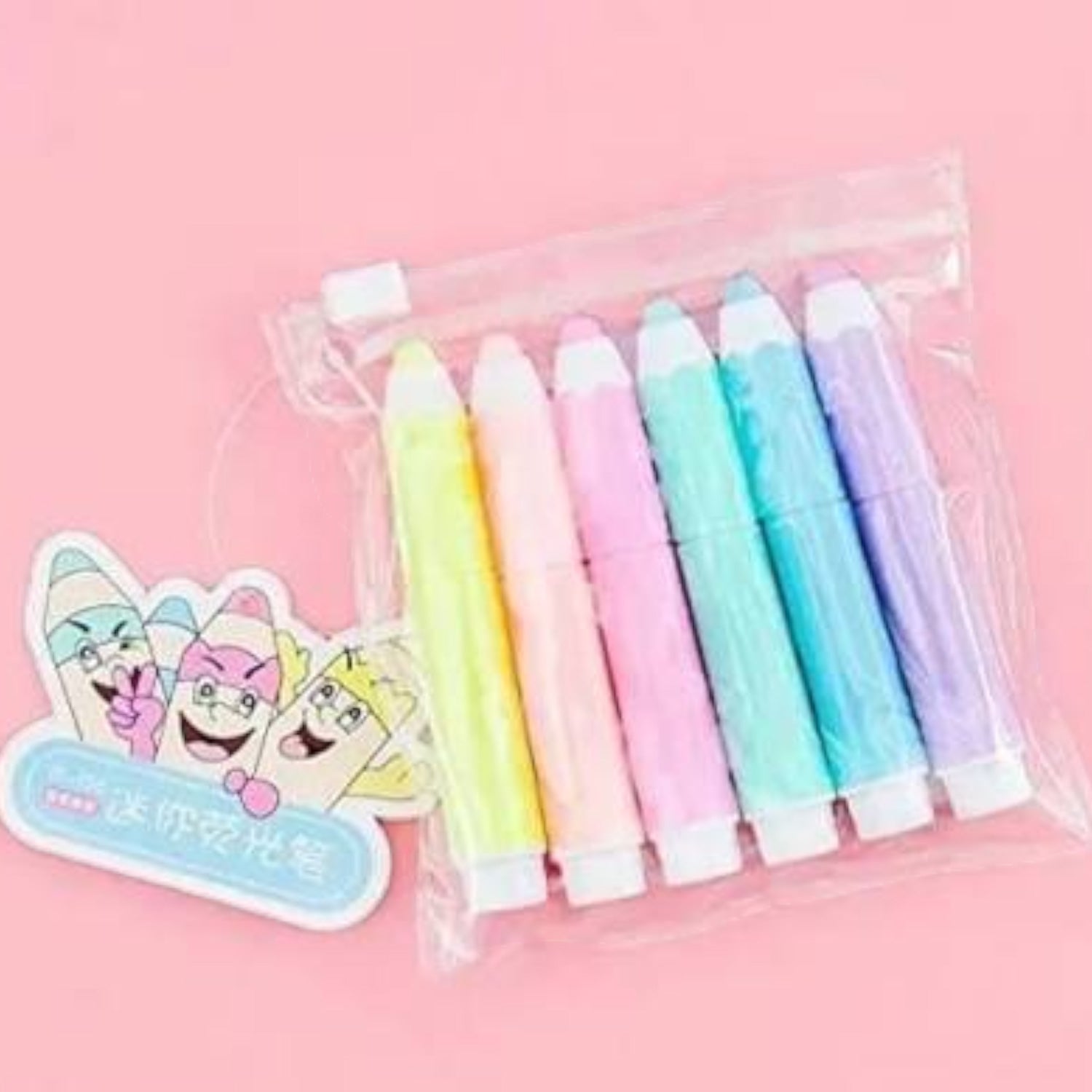 Pencil Shaped Colorful Highlighter – For Kids | Gifts & Return Gifts | Assorted Design & Colors - APKAMART