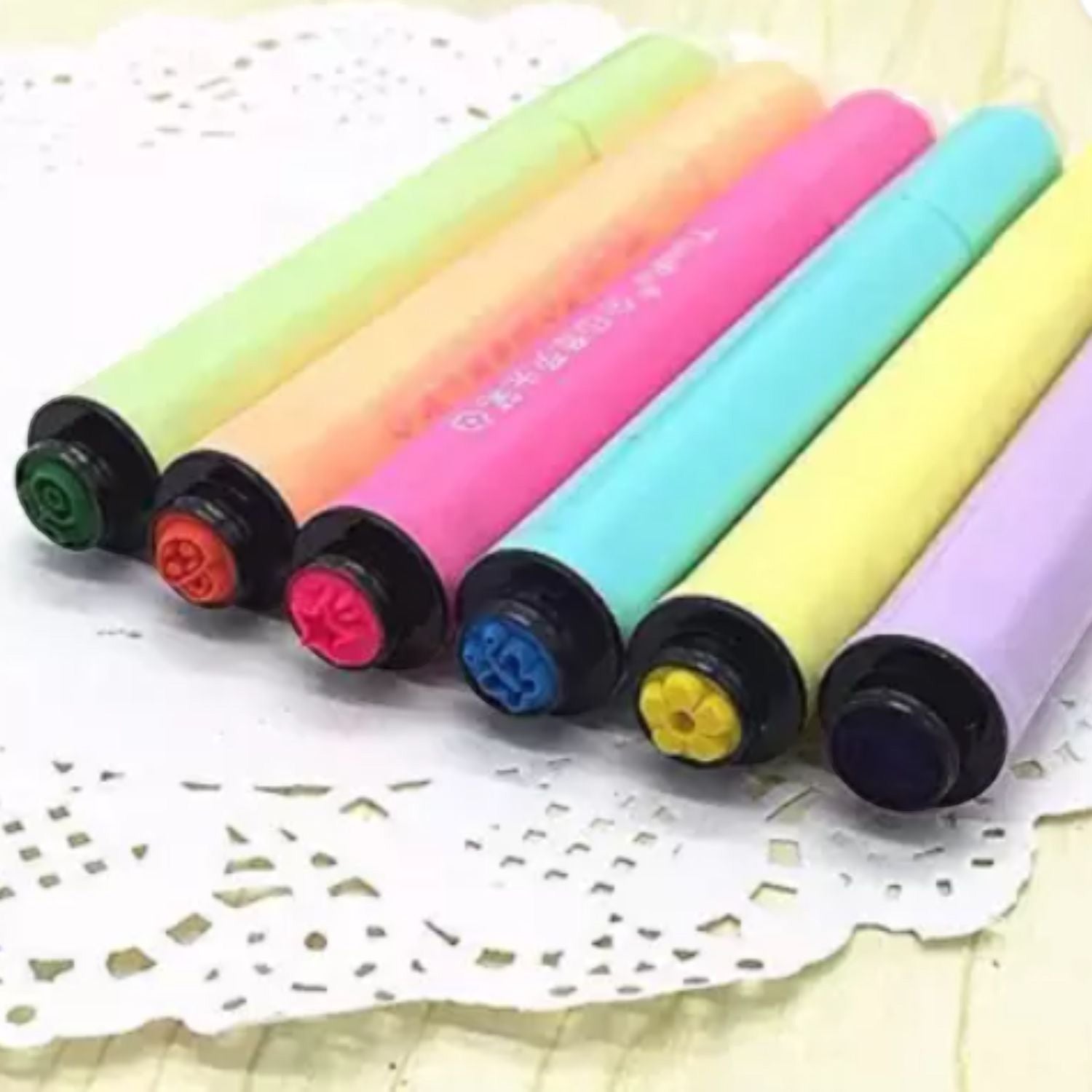 Pencil Shaped Colorful Highlighter – For Kids | Gifts & Return Gifts | Assorted Design & Colors - APKAMART