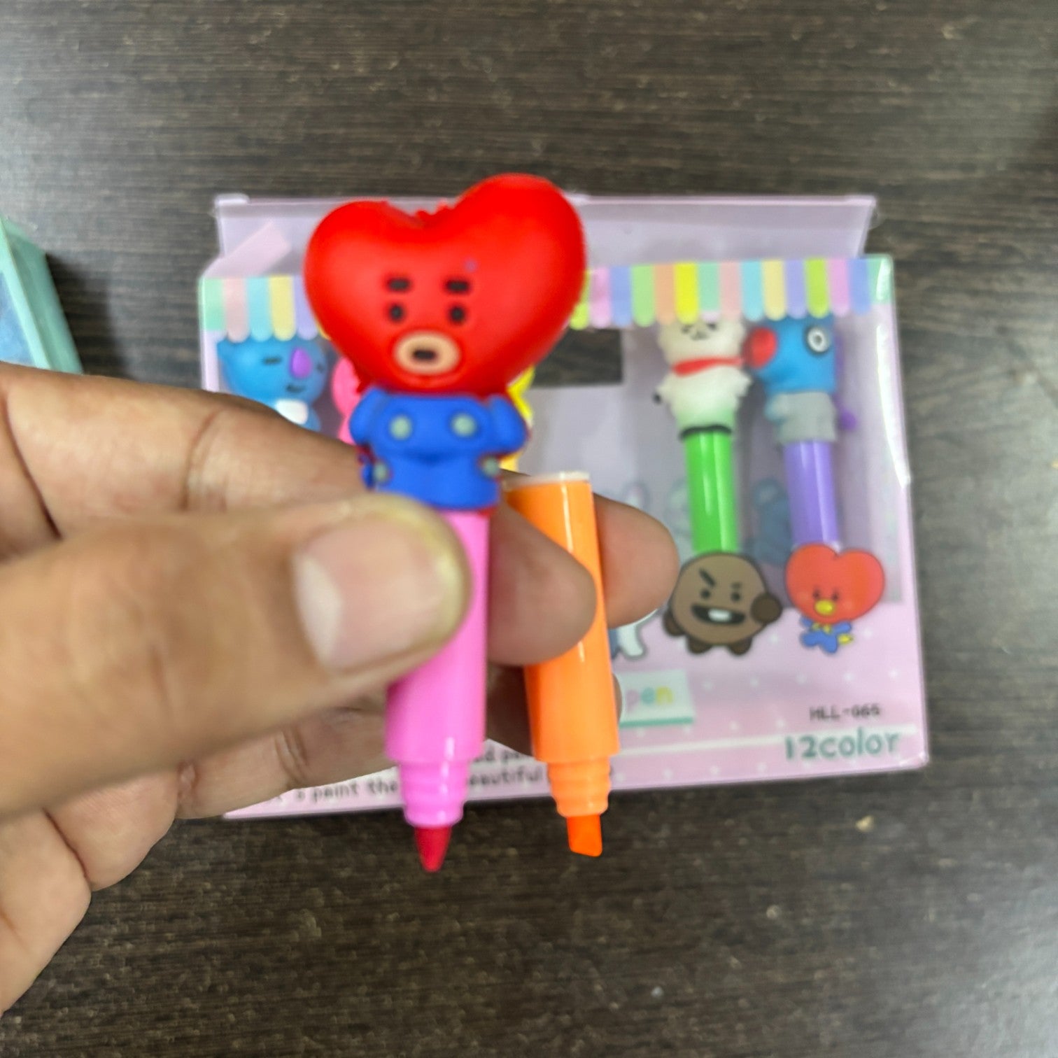 Highlighter Pen | Chisel Tip Fluorescent Marker Pens for Kids, Girls, Boys & Students | 6 Pens in Each Pack | Smooth Writing Highlighters for School, Office