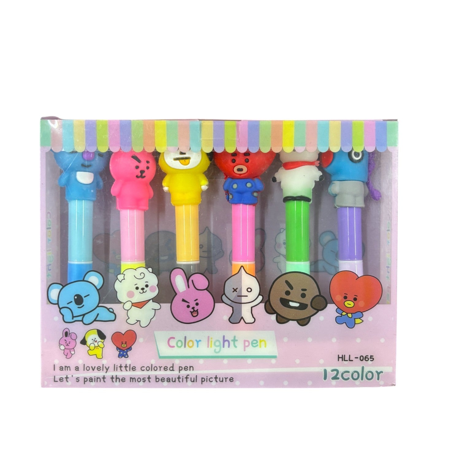 Highlighter Pen | Chisel Tip Fluorescent Marker Pens for Kids, Girls, Boys & Students | 6 Pens in Each Pack | Smooth Writing Highlighters for School, Office - Apkamart #Style_Pack Of 1