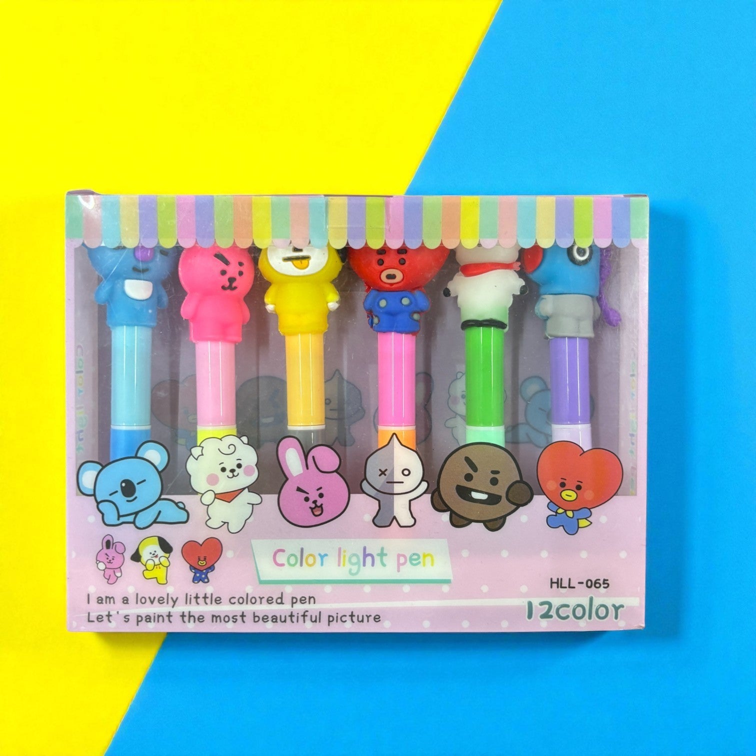 Highlighter Pen | Chisel Tip Fluorescent Marker Pens for Kids, Girls, Boys & Students | 6 Pens in Each Pack | Smooth Writing Highlighters for School, Office - Apkamart #Style_Pack Of 1