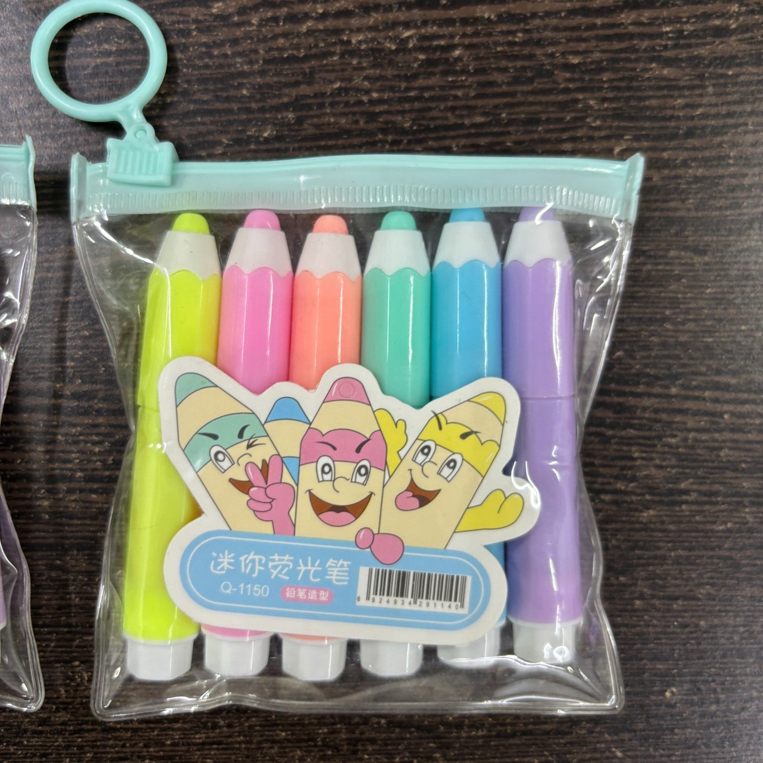 Highlighter Set | 6 Multicolor Pens in Each Set | Cute Pencil Shape Highlighters for Kids | Fun Stationery for School, Drawing, Art, Study & Return Gifts